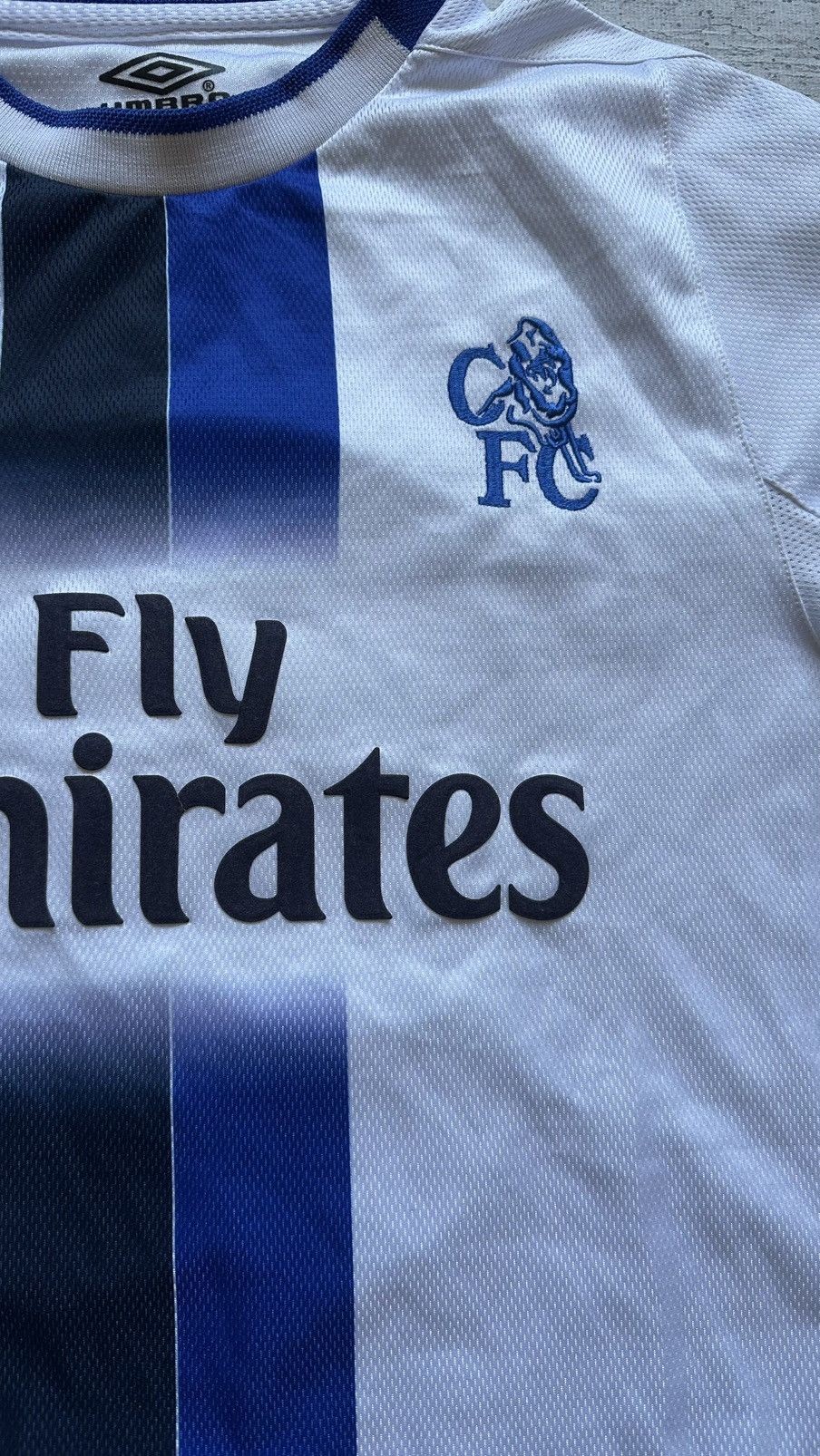 Umbro 2004/05 Umbro Chelsea FC Drogba Match Worn Vintage Jersey Size US L / EU 52-54 / 3 - 8 Thumbnail