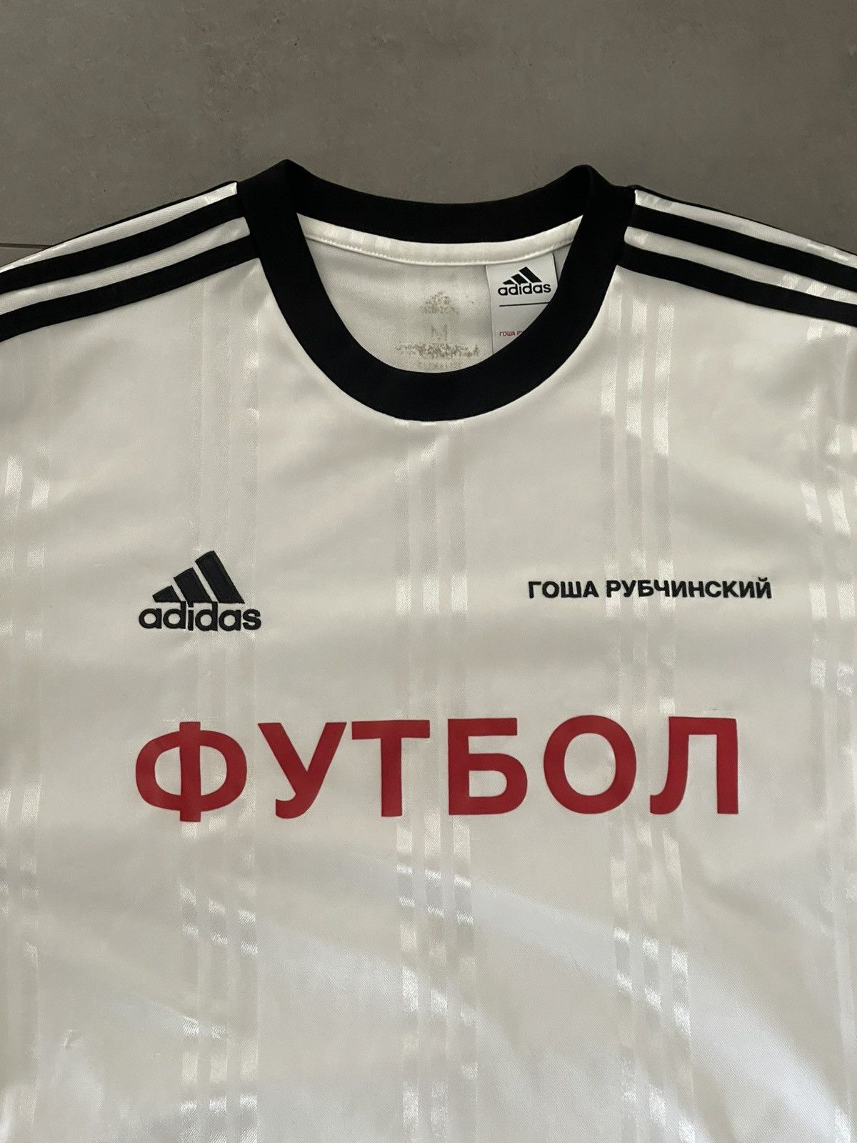 Gosha Rubchinskiy Gosha Rubchinskiy Adidas Soccer shirt Size US M / EU 48-50 / 2 - 2 Thumbnail