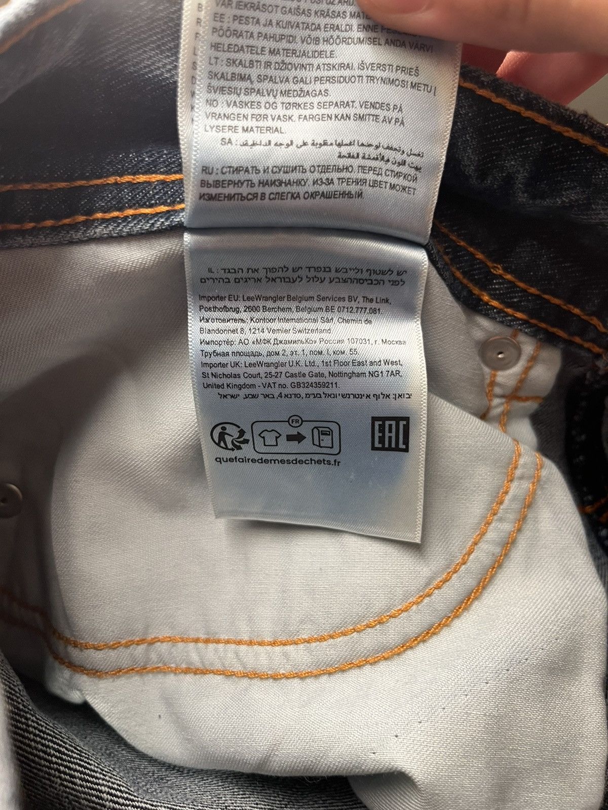 Lee Lee ,Classic Straight Jeans,Brooklyn Cowboy Pant Size US 32 / EU 48 - 11 Thumbnail