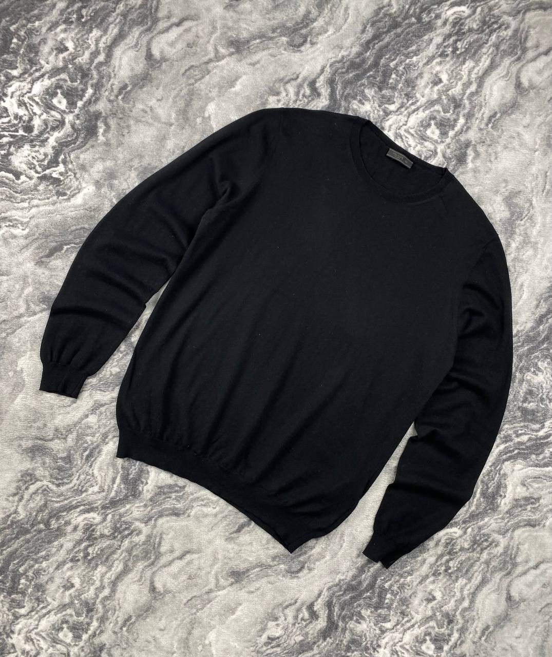 Prada Prada Knit Sweater Cashmere Men Size 52 Black Size US XL / EU 56 / 4 - 1 Thumbnail