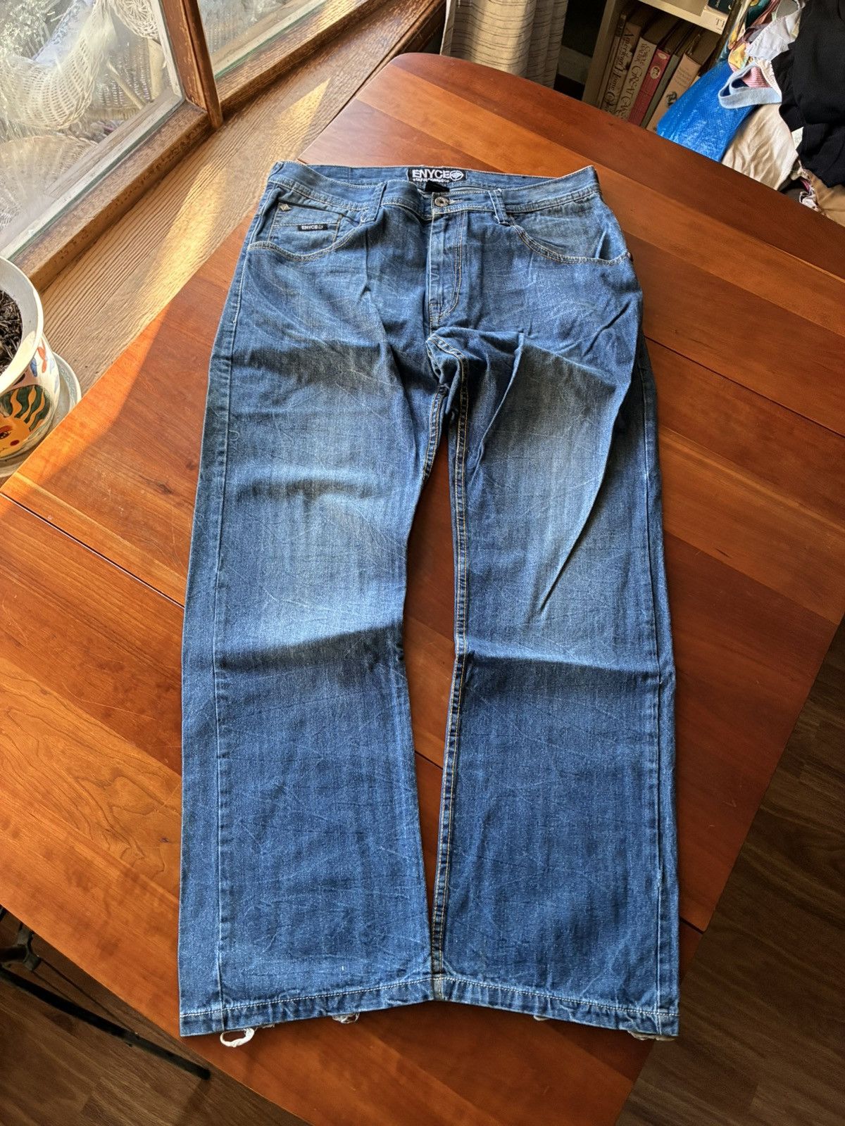 Enyce Vintage y2k loose fit baggy didler jeans Size US 38 / EU 54 - 6 Thumbnail