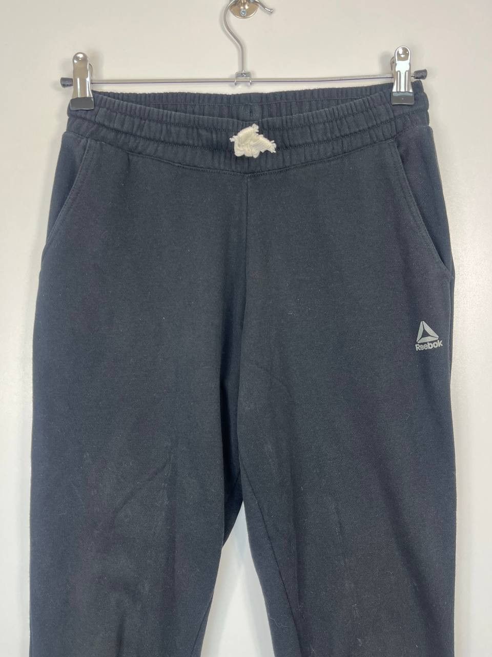 Reebok Reebok Logo Sweatpants Joggers Black Athletic Training M Size US M / EU 48-50 / 2 - 2 Thumbnail