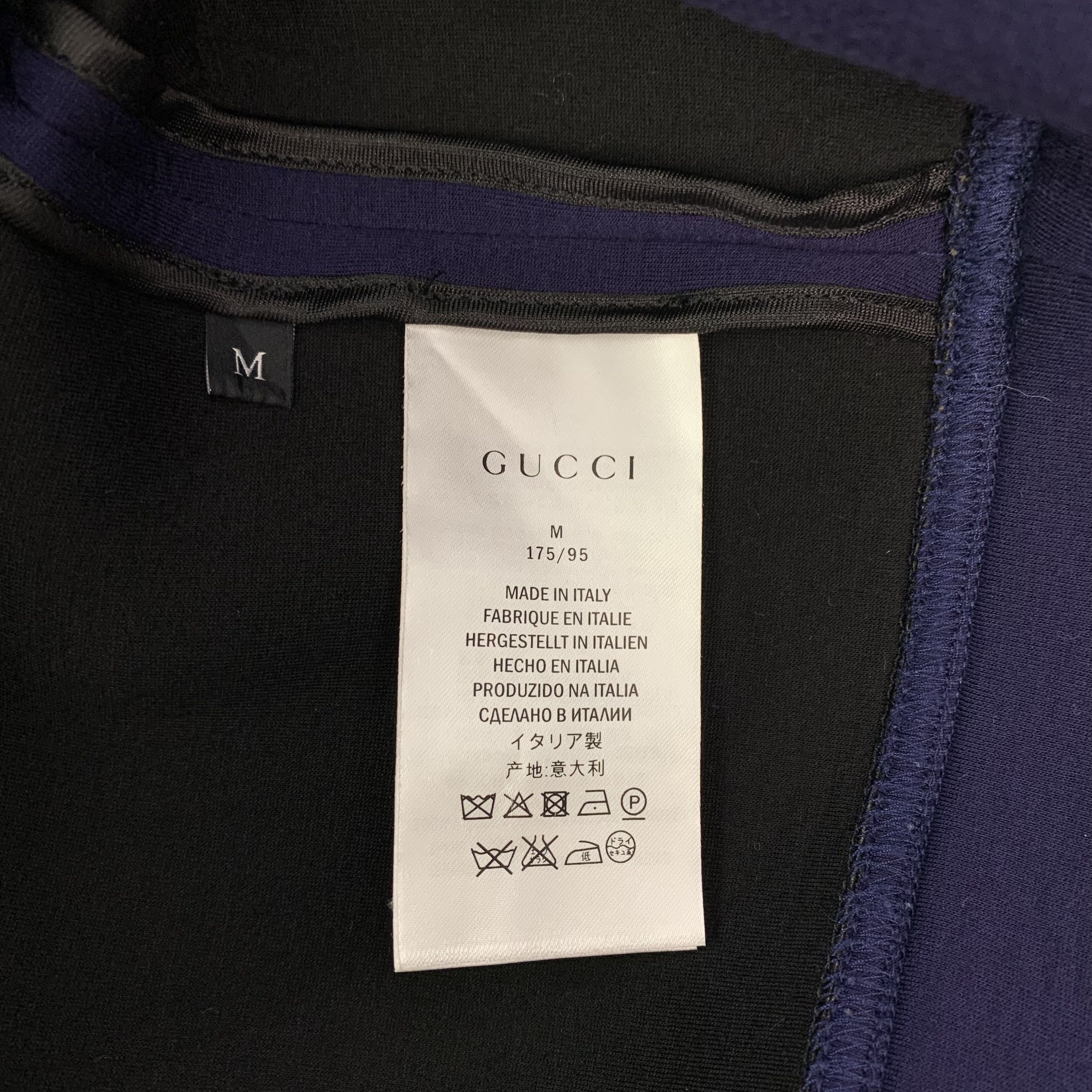 Gucci Gucci Sweatshirt Navy Cotton Crewneck (Size M) Size M / US 6-8 / IT 42-44 - 4 Thumbnail