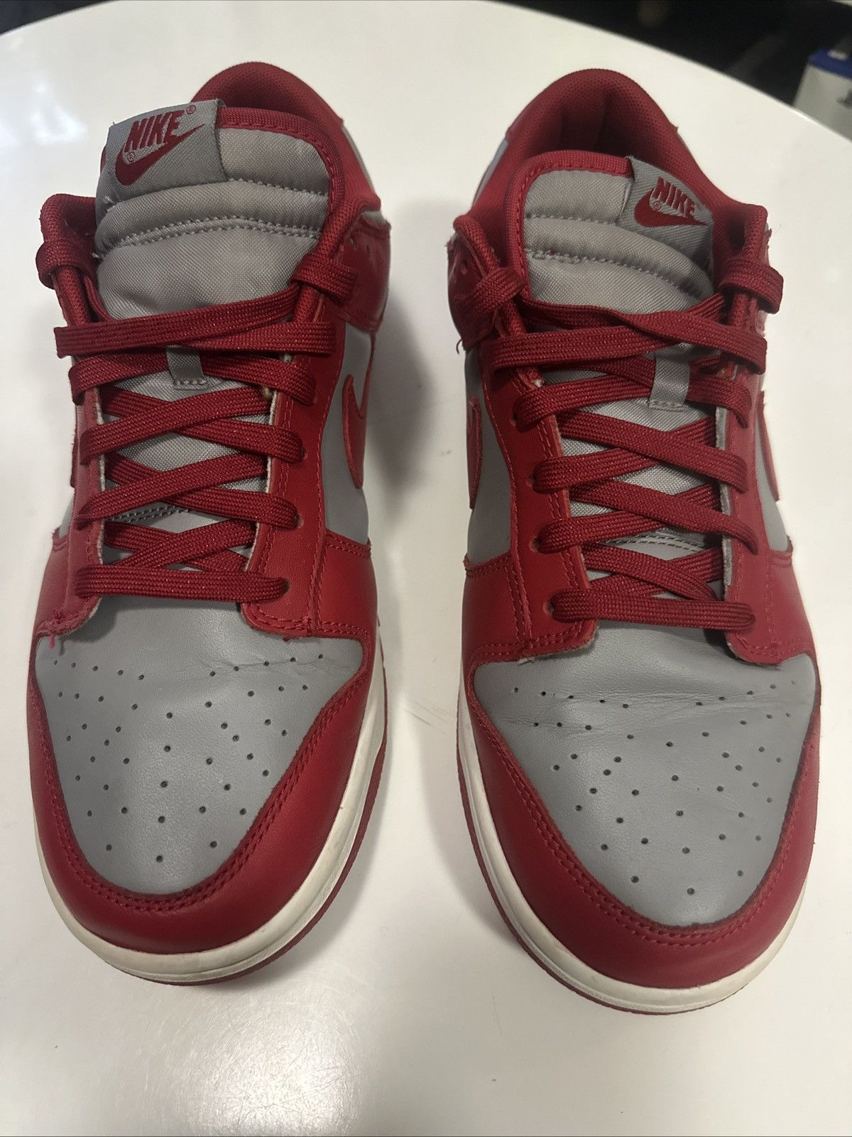Nike Men Nike Dunk Low Retro Varsity Red Grey UNLV 10 DD1391 002 Size US 10 / EU 43 - 1 Thumbnail
