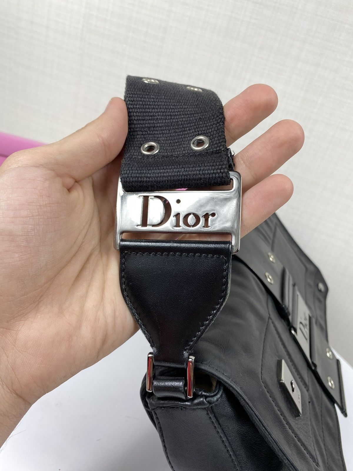 Dior × Vintage Christian Dior Black Street Chic Size ONE SIZE - 7 Thumbnail