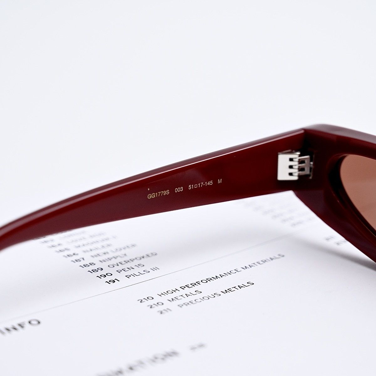 Gucci GUCCI GG1779S SUNGLASSES Size ONE SIZE - 8 Thumbnail