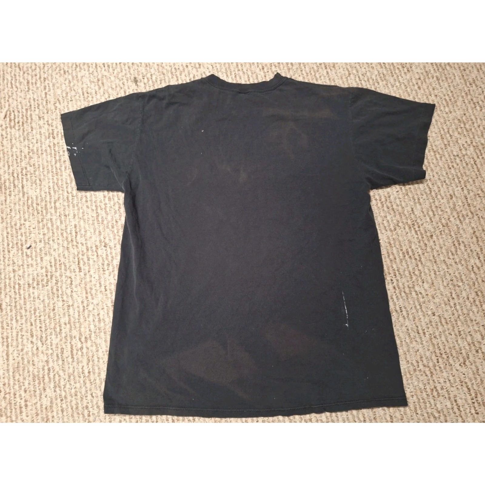 Hanes VINTAGE Hanes Beefy-T T-Shirt Band Tour 90s Guitar Faded Distressed Short Sleeve Crew Neck Men L Black 1990s 90s Music Size US L / EU 52-54 / 3 - 4 Thumbnail