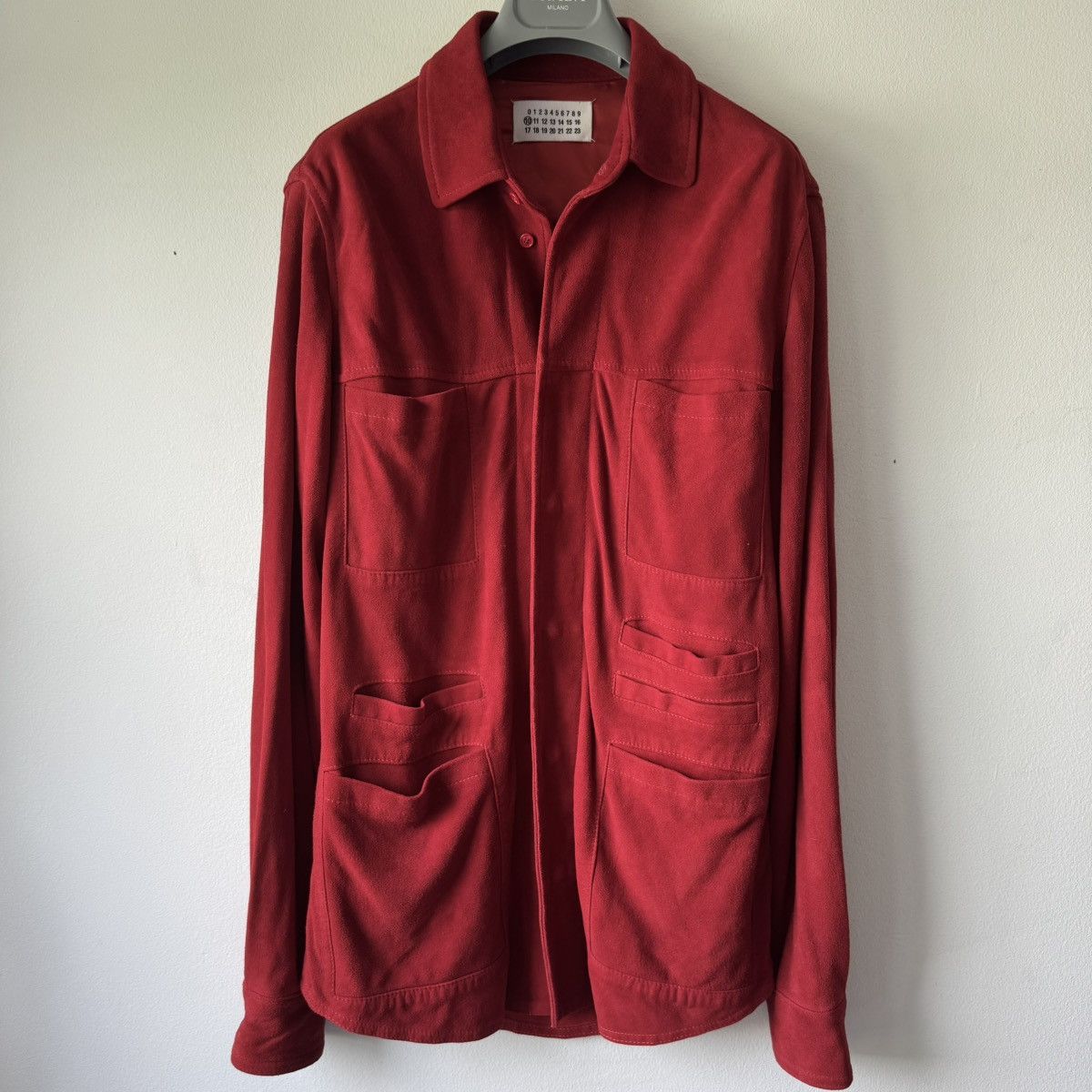 Maison Margiela SS2008 Martin Margiela Multipocket Suede Overshirt Jacket Size US M / EU 48-50 / 2 - 1 Thumbnail
