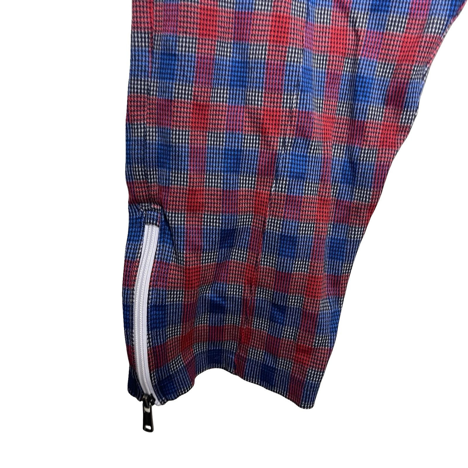 Todd Snyder Todd Snyder blue red plaid ankle zip cropped pants sz XL Size US 36 / EU 52 - 6 Thumbnail
