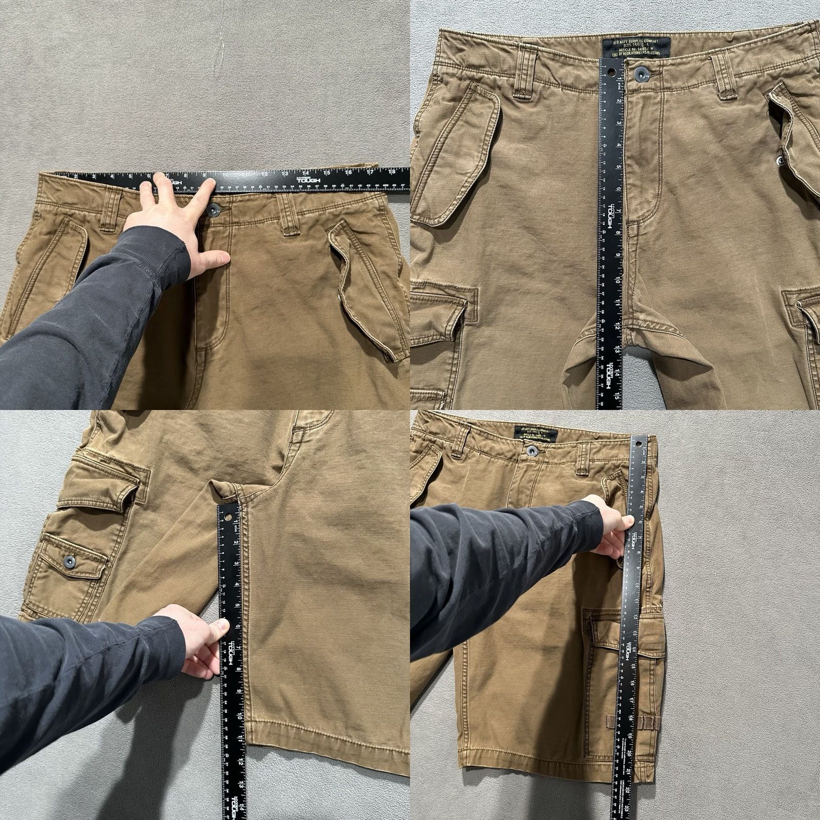 Old Navy Old Navy Cargo Shorts Mens 34 Brown Utility Twill Military Outdoor GUC Size US 34 / EU 50 - 9 Thumbnail