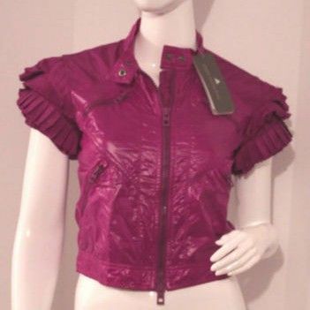 Adidas × Stella McCartney aadidas stella mccartney violet cropped ruffle windbreaker Size S / US 4 / IT 40 - 4 Thumbnail