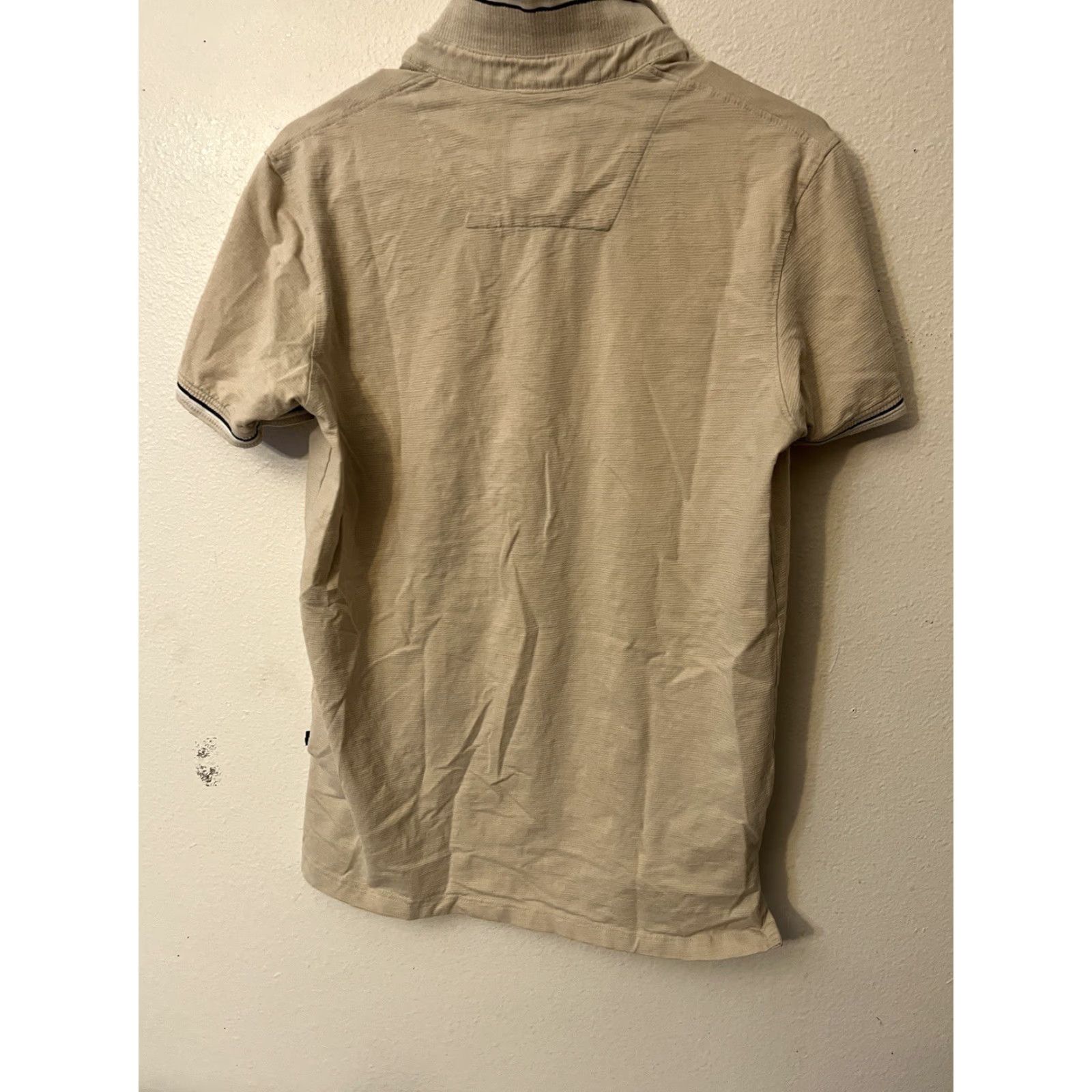 Express Express Shirt Polo Mens Size Large Beige Vintage Size US L / EU 52-54 / 3 - 3 Thumbnail