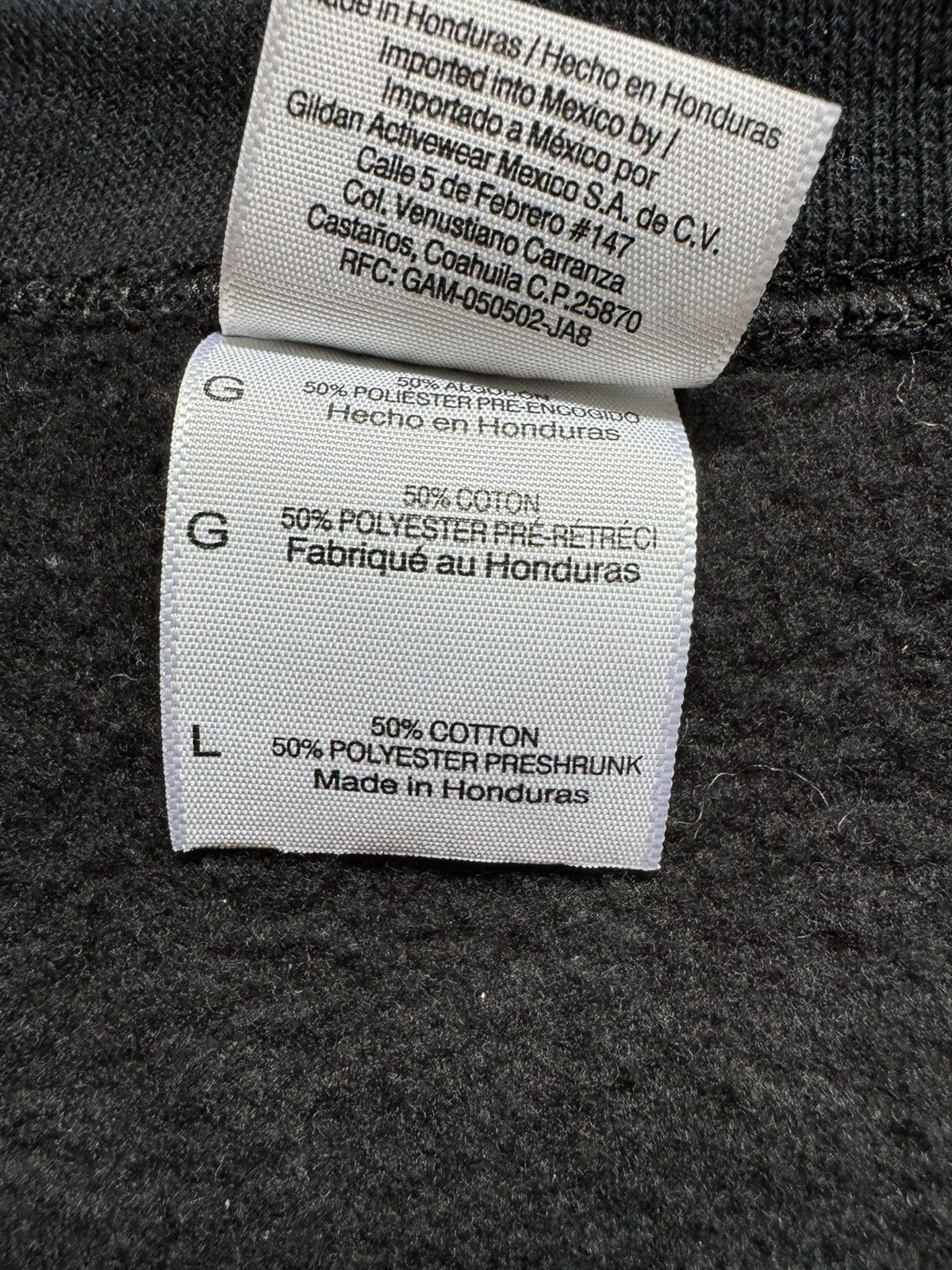 Gildan Black sweatshirt Size US L / EU 52-54 / 3 - 5 Thumbnail