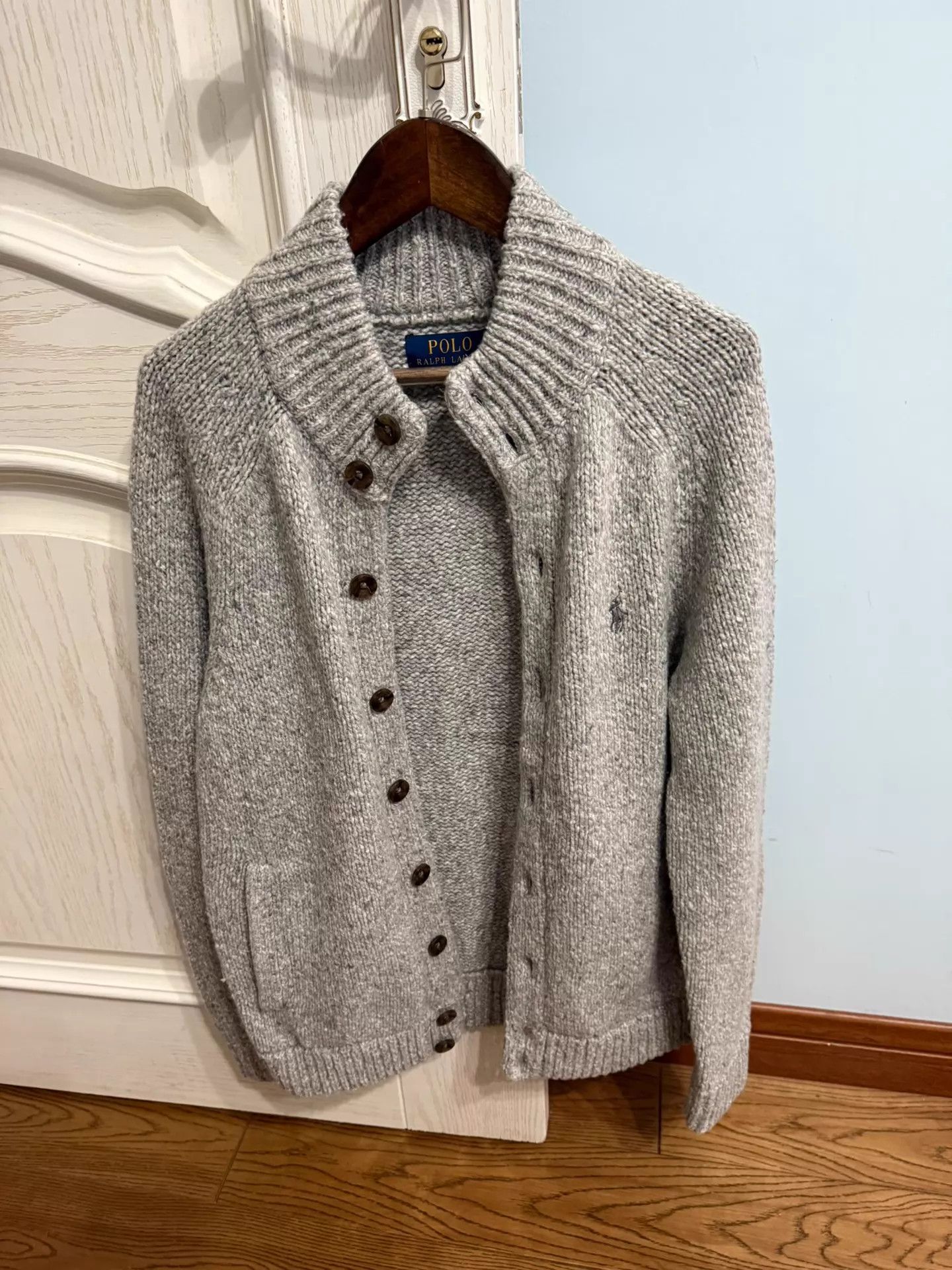 Polo Ralph Lauren Polo RL wool half - turtleneck cardigan men's S 9/10 Size US S / EU 44-46 / 1 - 3 Thumbnail