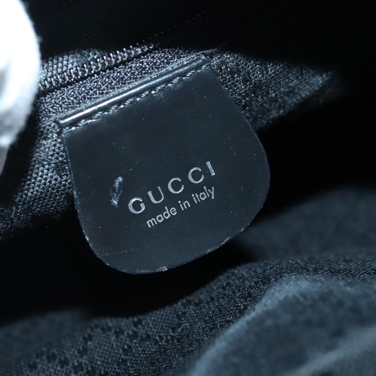 Gucci GUCCI Bamboo Hand Bag Nylon Black Silver Size ONE SIZE - 14 Thumbnail
