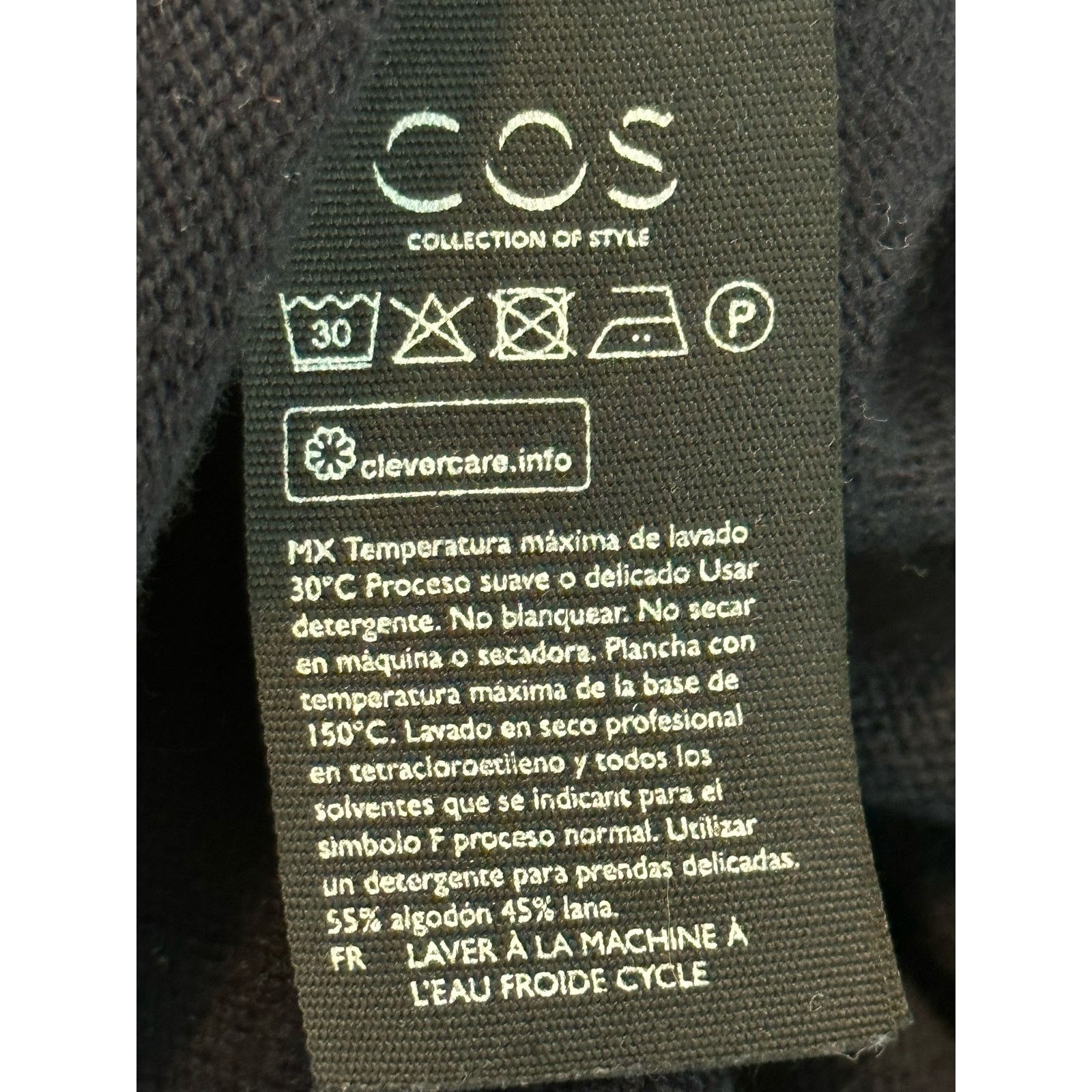 Cos COS navy blue crew neck sleeveless sweater size XS Size XS / US 0-2 / IT 36-38 - 5 Thumbnail