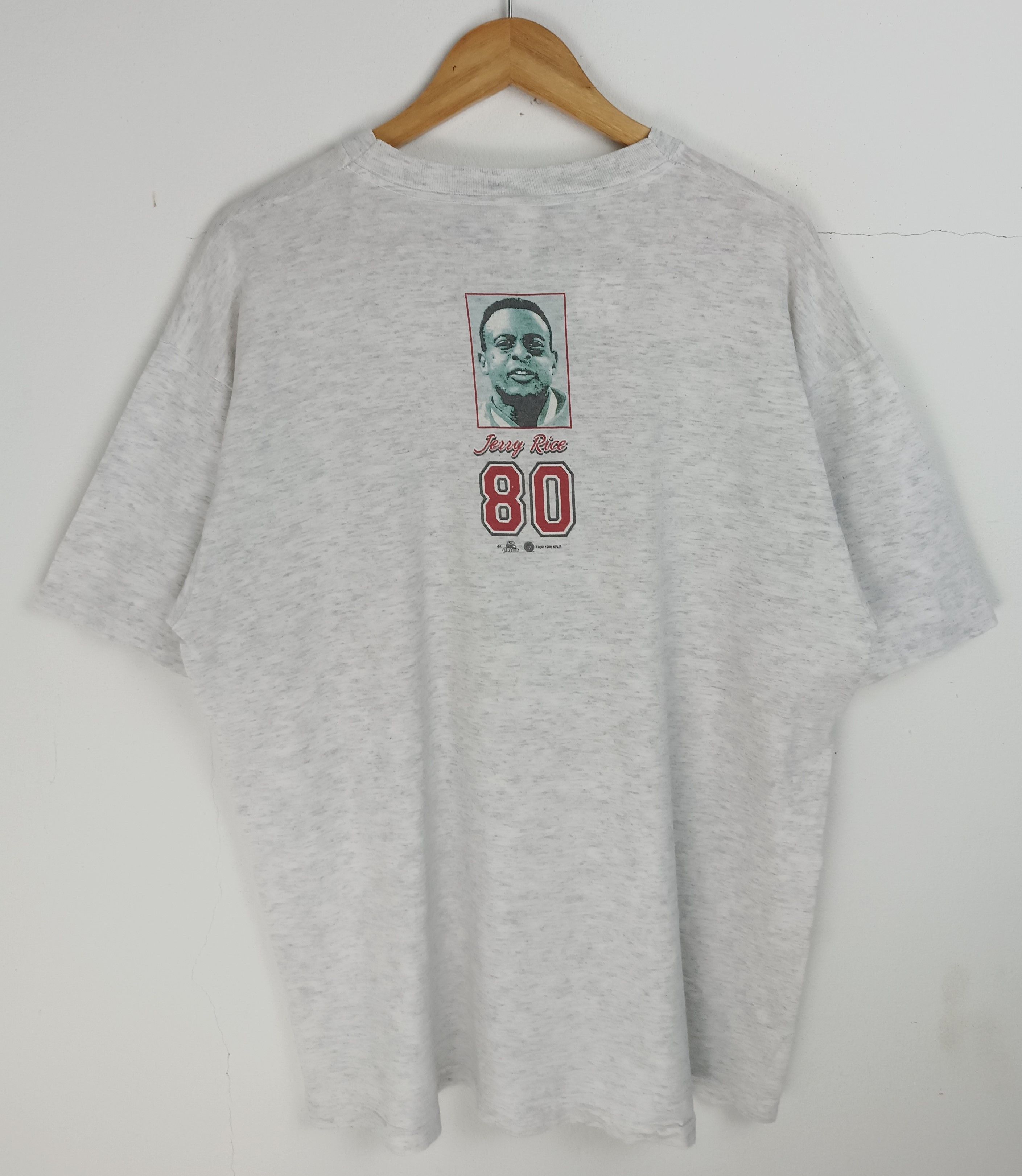 NFL VINTAGE 90'S 49ERS SAN FRANSCISCO JERRY RICE TEE nfl raiders Size US XL / EU 56 / 4 - 4 Thumbnail