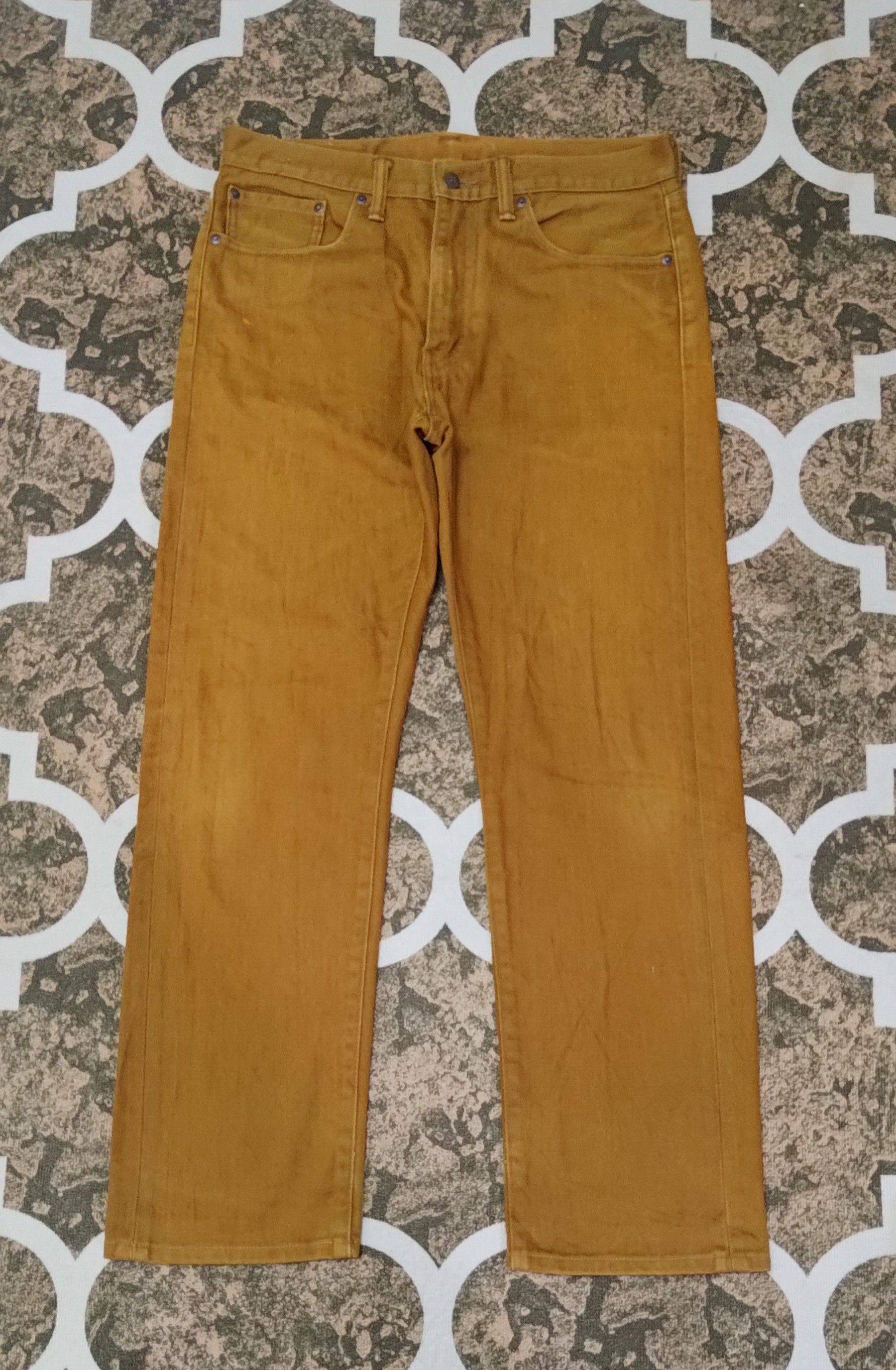 Levi's 505 Levi's Brown Straight Denim W33L32 Spring Color Size US 34 / EU 50 - 1 Thumbnail