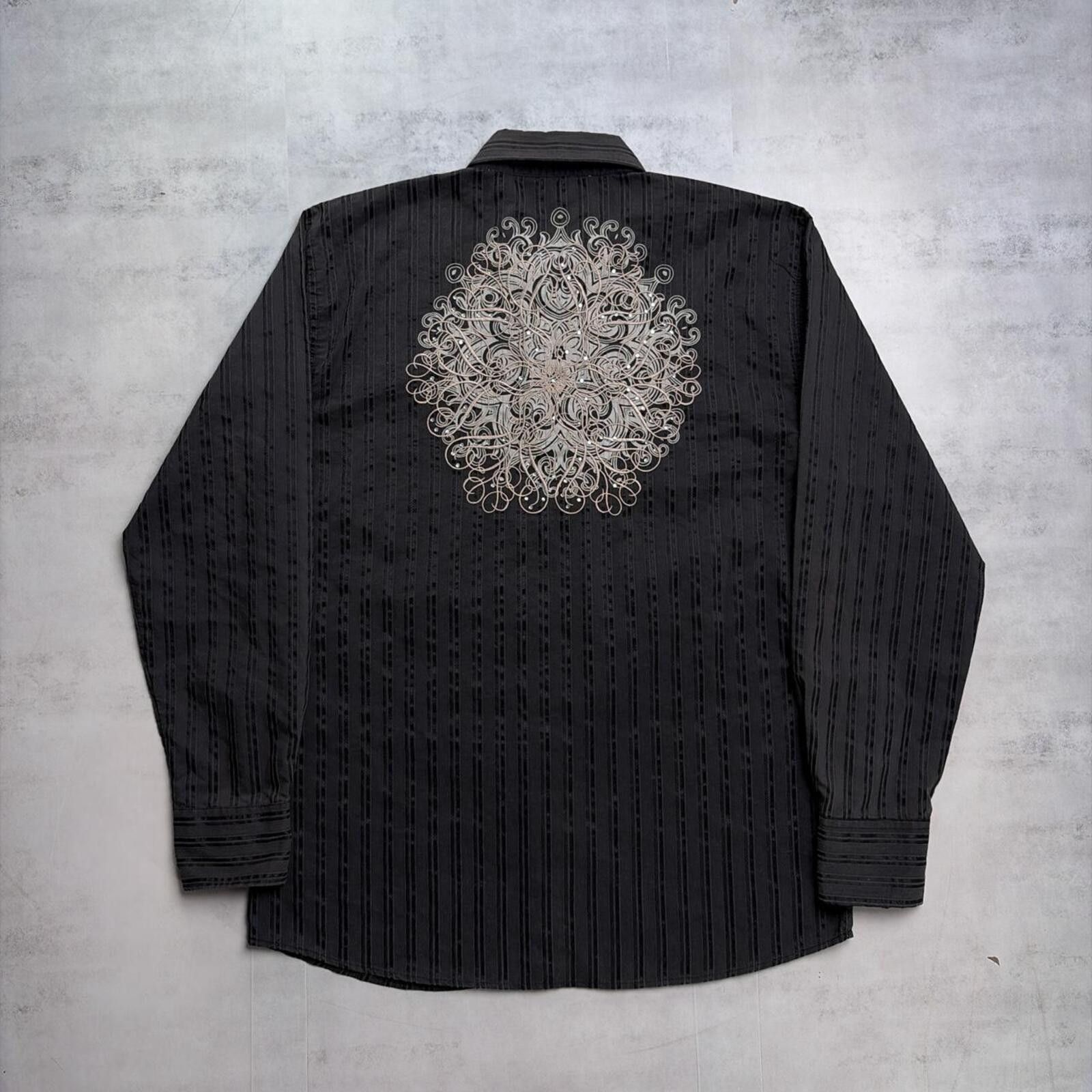 Other Y2K Franky Max Grunge Gothic Embellished Long Sleeve Shirt Size M / US 6-8 / IT 42-44 - 2 Thumbnail