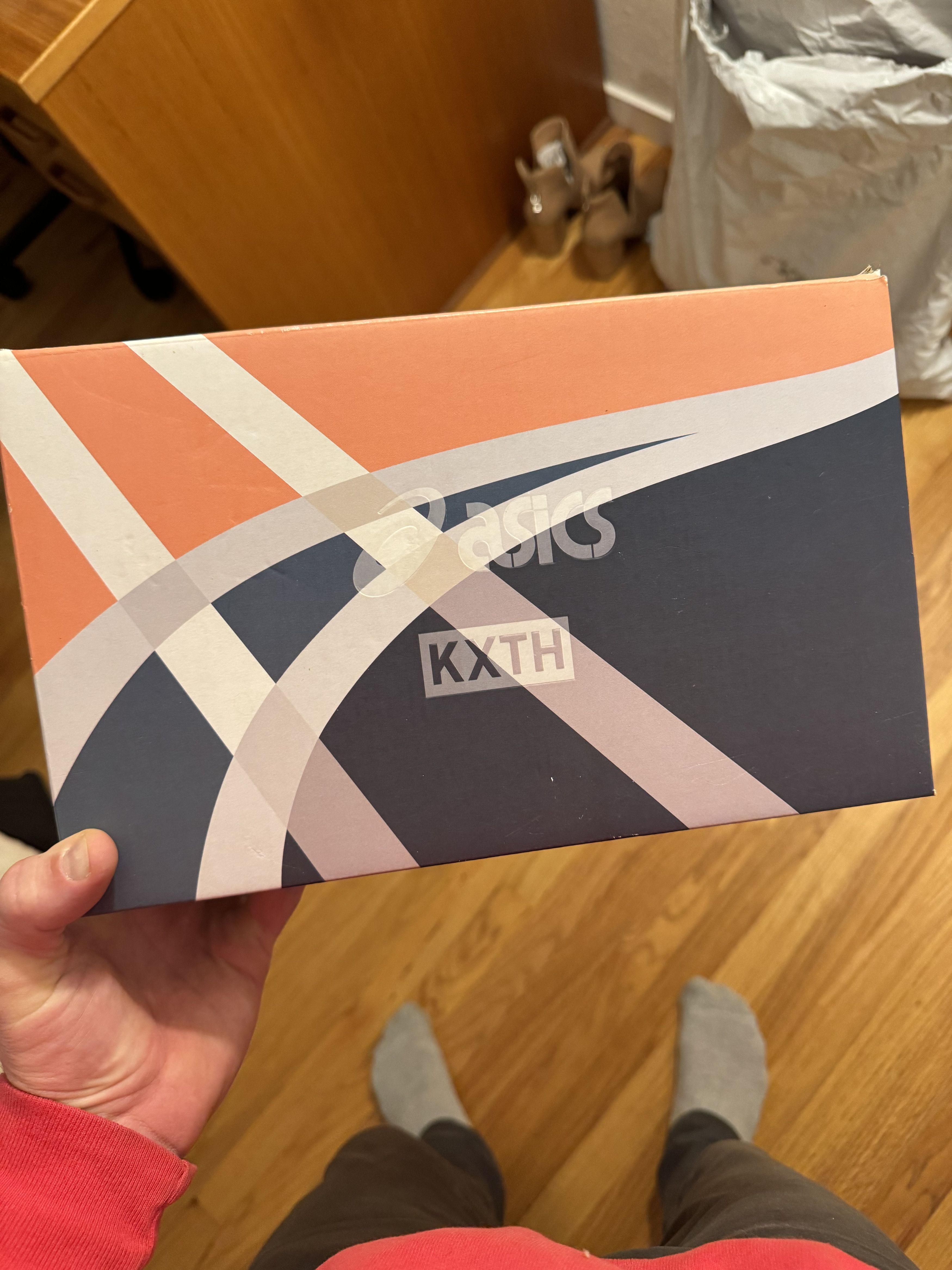 Asics × Kith Kith Asics Gel Lyte V Salmon Toe - Size 5 (Women's size 6.5) Size US 5 / EU 37 - 7 Thumbnail
