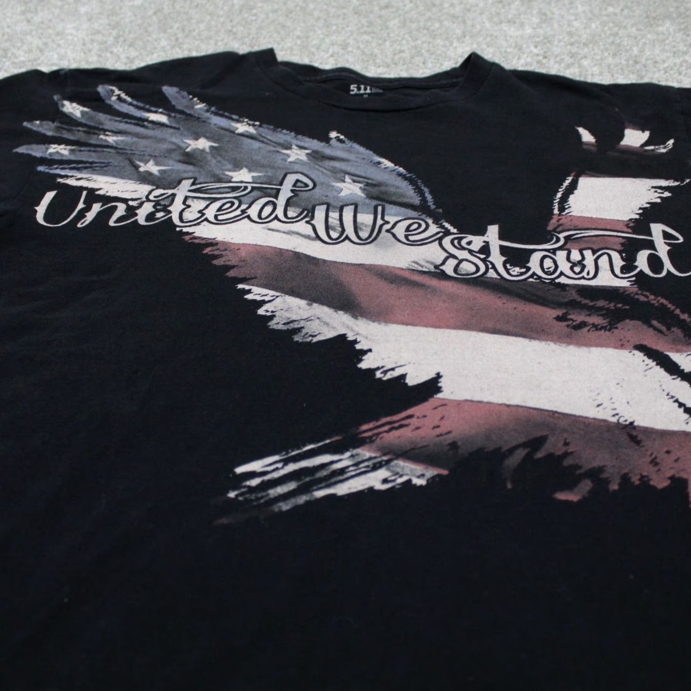 Vintage 5.11 Tactical Shirt Mens Medium Black United We Stand 100% Cotton S/S Pullover Size US M / EU 48-50 / 2 - 4 Thumbnail