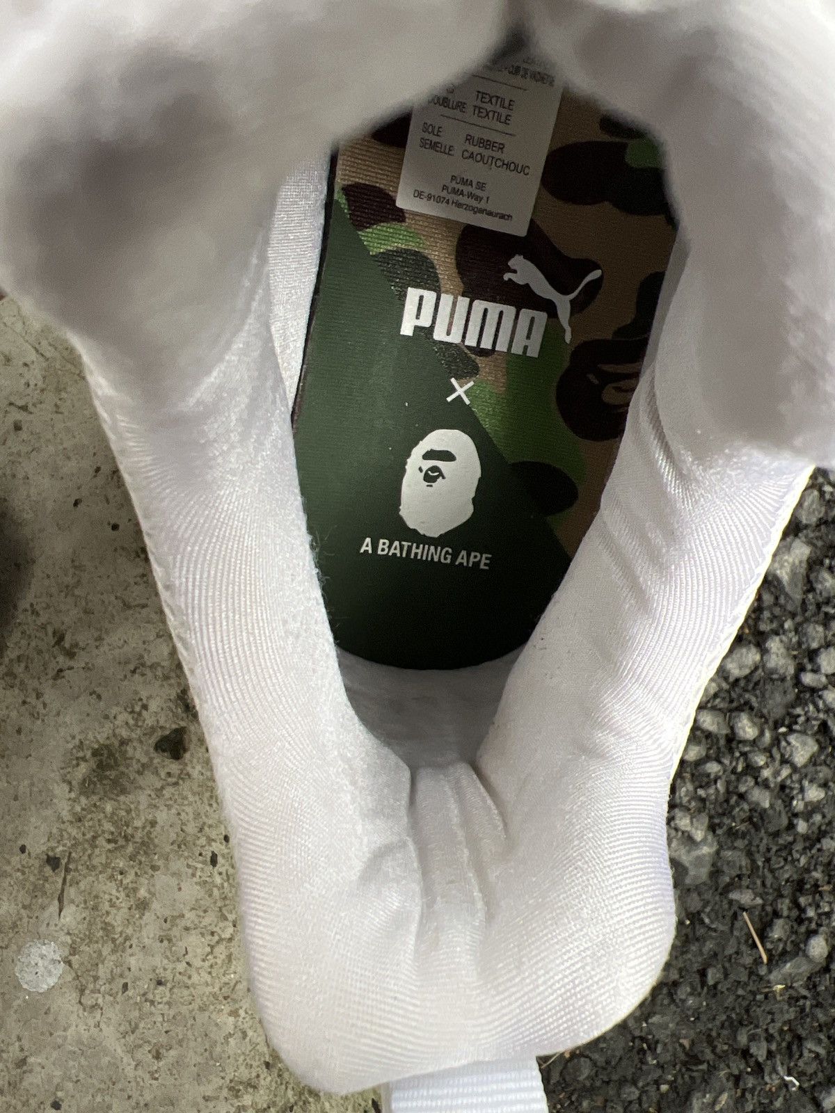 Bape × Puma Puma Blaze of Glory Bape Camo White Men's - 358844-01 Size US 8.5 / EU 41-42 - 8 Thumbnail