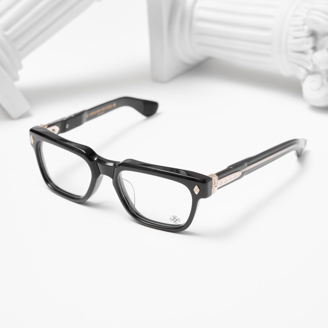 Chrome Hearts CHROME HEARTS PEN 15 BLACK - 18KGP GLASSES Size ONE SIZE - 1 Thumbnail