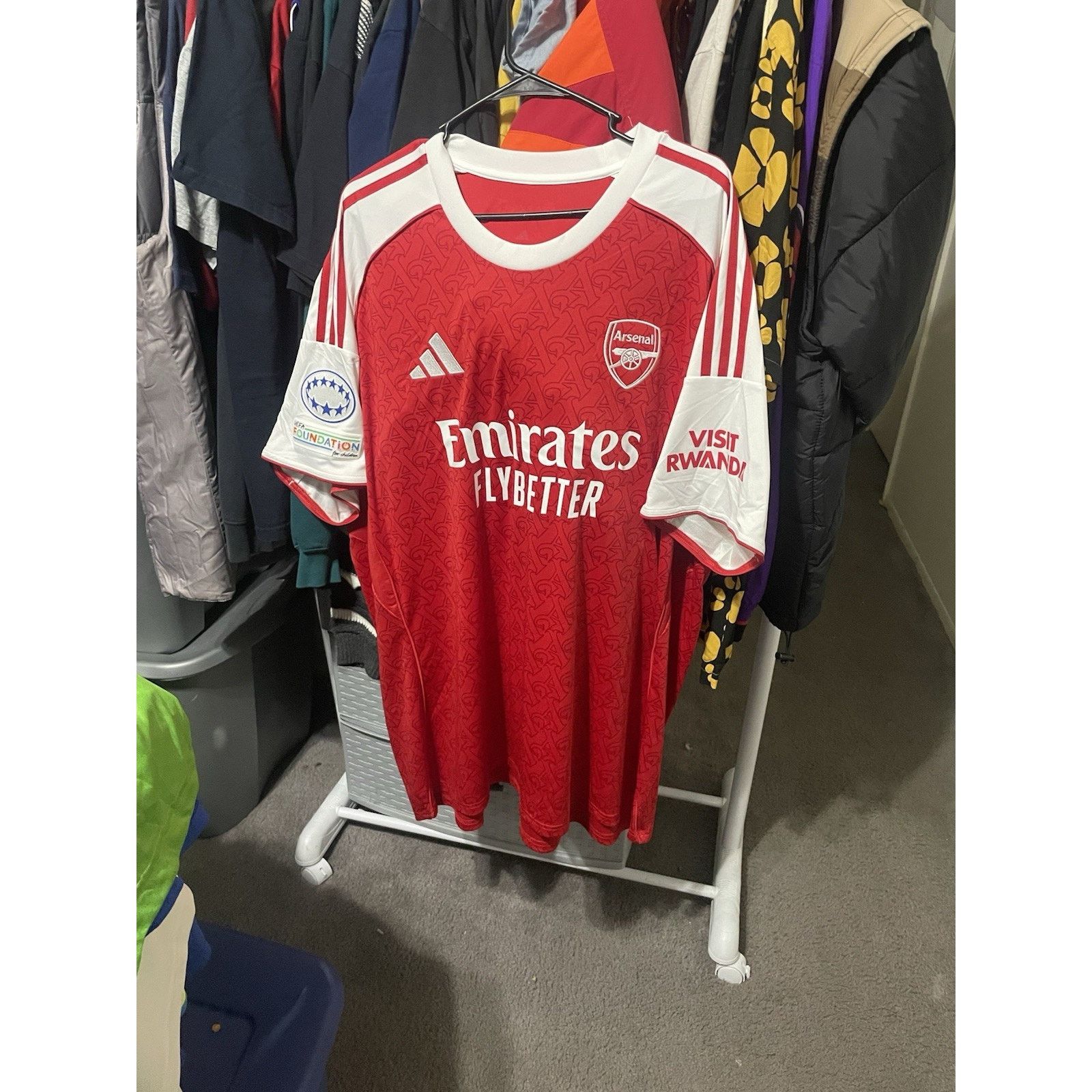 Adidas Size 3XL- Arsenal Jersey 2019/2020 Home Football Soccer Mens Size US XXL / EU 58 / 5 - 1 Thumbnail