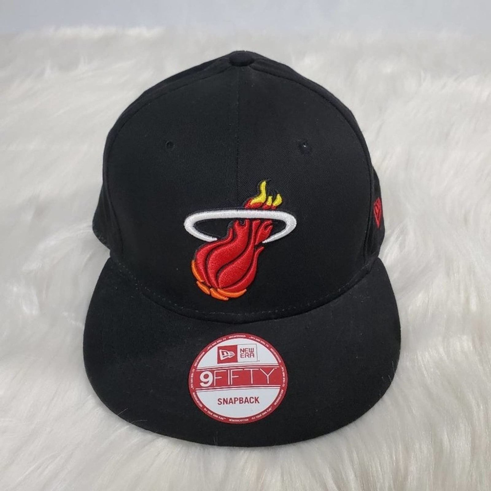 New Era New Era Miami Heat Hardwood Classics Snapback Cap Size ONE SIZE - 2 Thumbnail