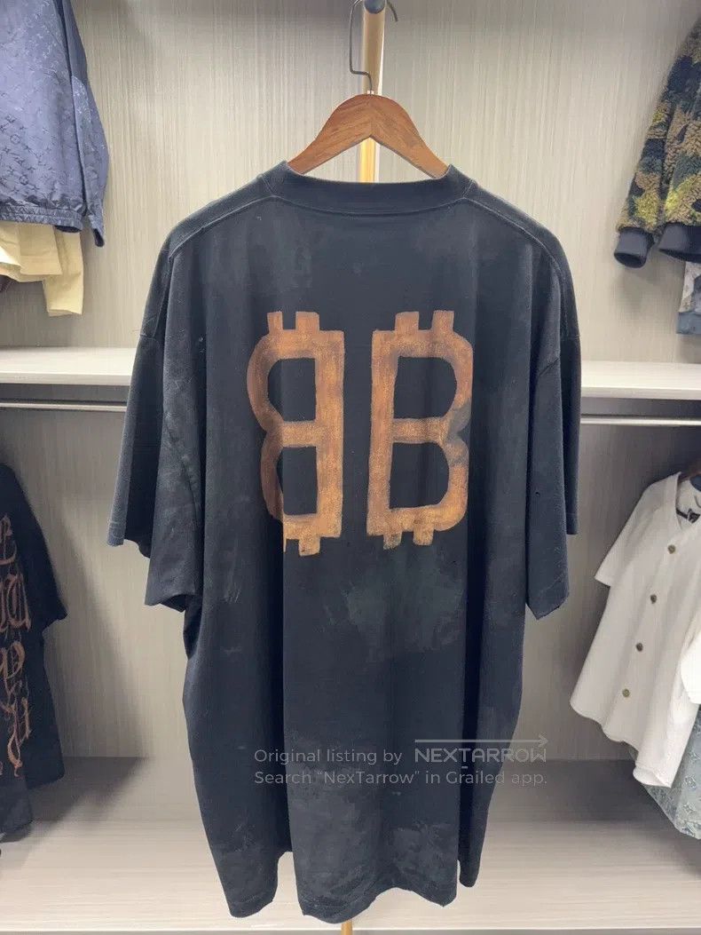 Balenciaga Balenciaga Bitcoin Short Sleeve Size US XL / EU 56 / 4 - 2 Thumbnail
