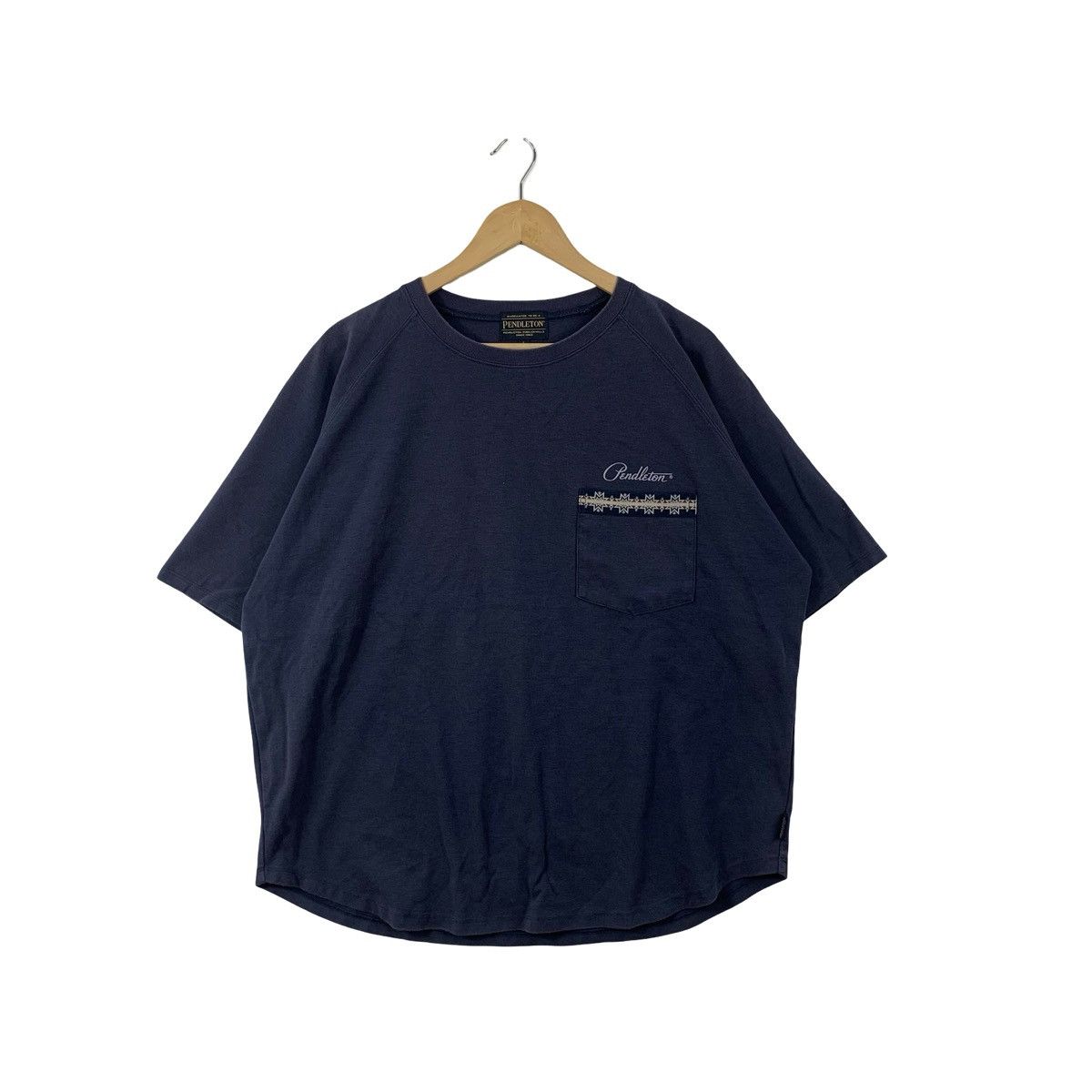 Pendleton Vintage Pendleton Pocket Minimal Logo Embroidered Tee with T Size US L / EU 52-54 / 3 - 2 Thumbnail