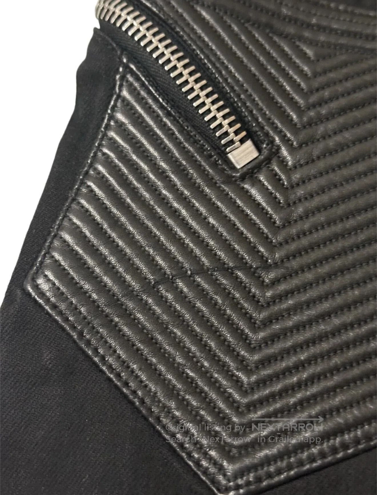 Saint Laurent Paris Saint Laurent biker pants 14fw . Size US 30 / EU 46 - 2 Thumbnail