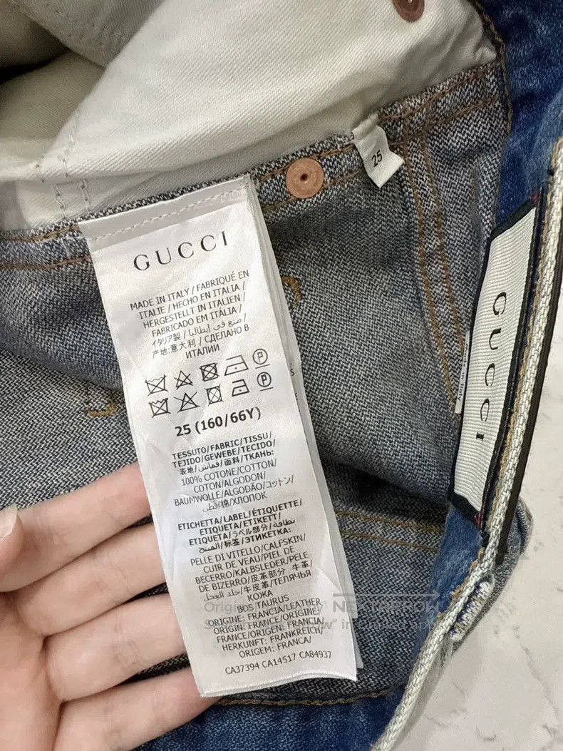 Gucci Gucci Wool-edged blue denim shorts Size 25" / US 0 / IT 36 - 6 Thumbnail