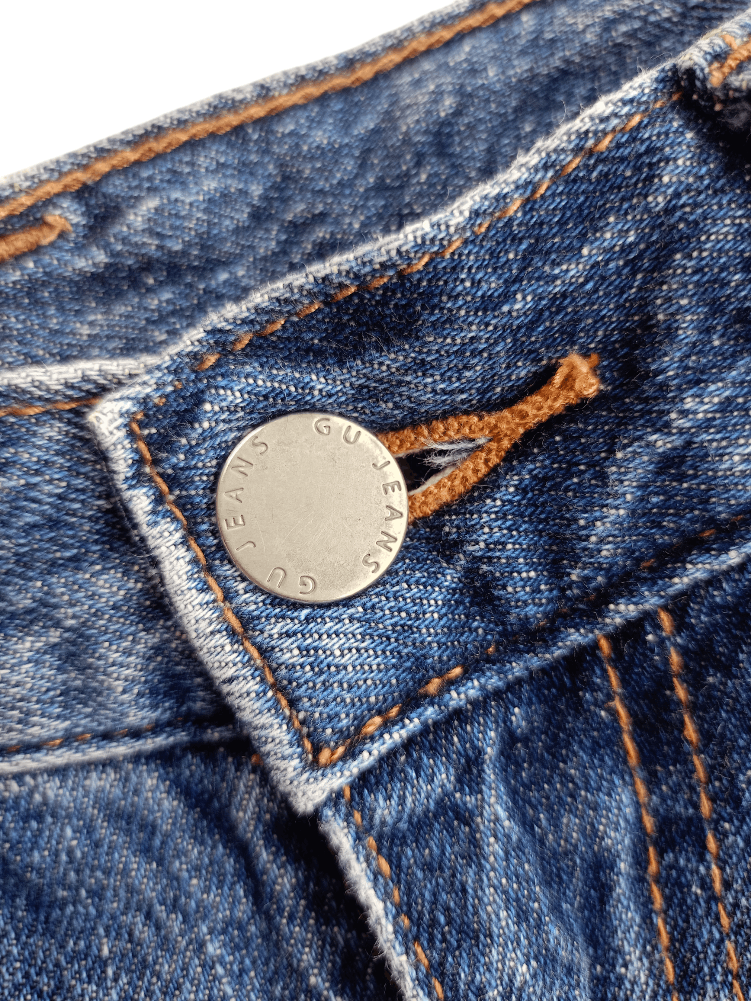 GU × Vintage GU Distressed Vintage Streetwear Denim Size US 27 - 9 Thumbnail