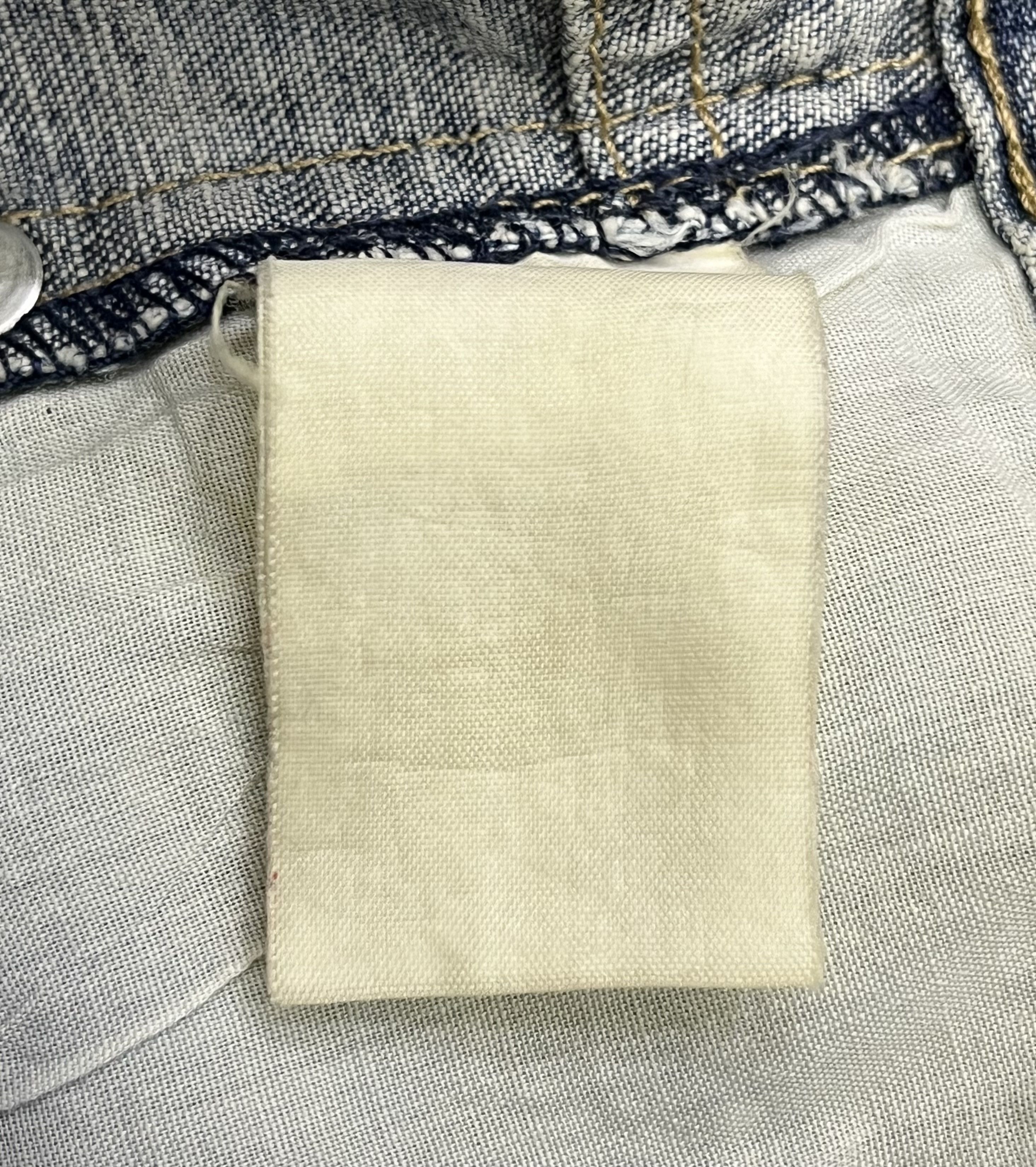 Japanese Brand Vtg Playchess Japan Hem Cut Side Flare Denim Light Wash Size 32" / US 10 / IT 46 - 11 Thumbnail