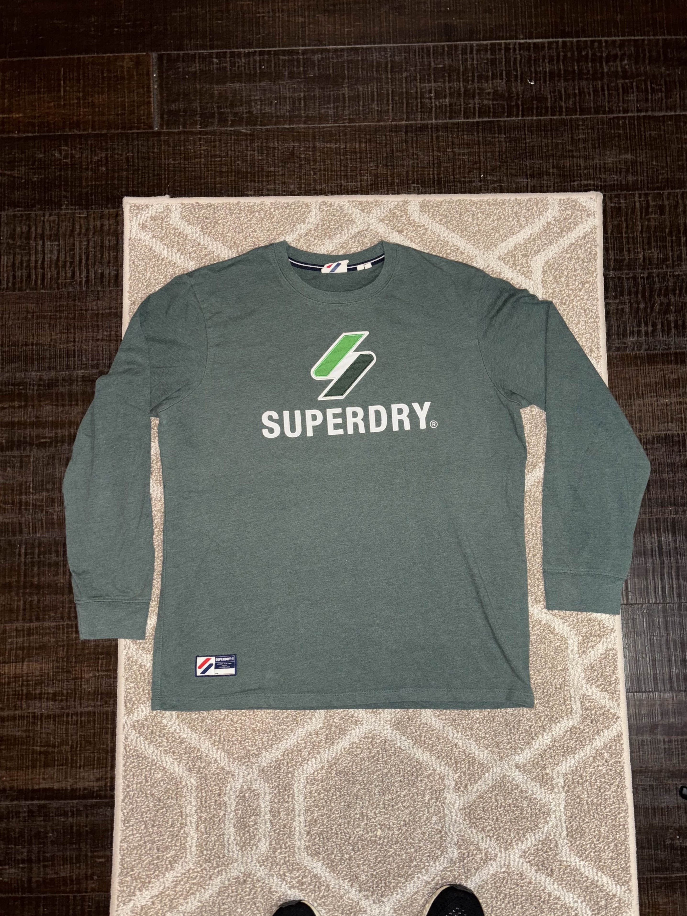 Superdry Superdry Code Logo Applique Long Sleeve Shirt Size US L / EU 52-54 / 3 - 2 Thumbnail