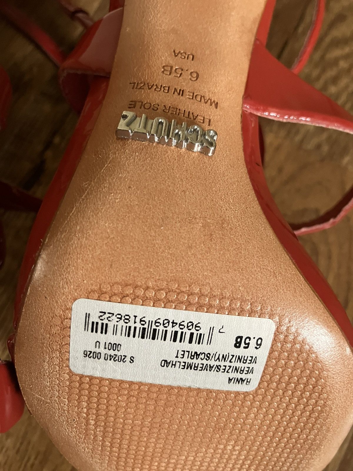 SCHUTZ SCHUTZ Women's Rania Scarlet, 6.5 Heeled Sandal NWOB Size US 6.5 / IT 36.5 - 9 Thumbnail