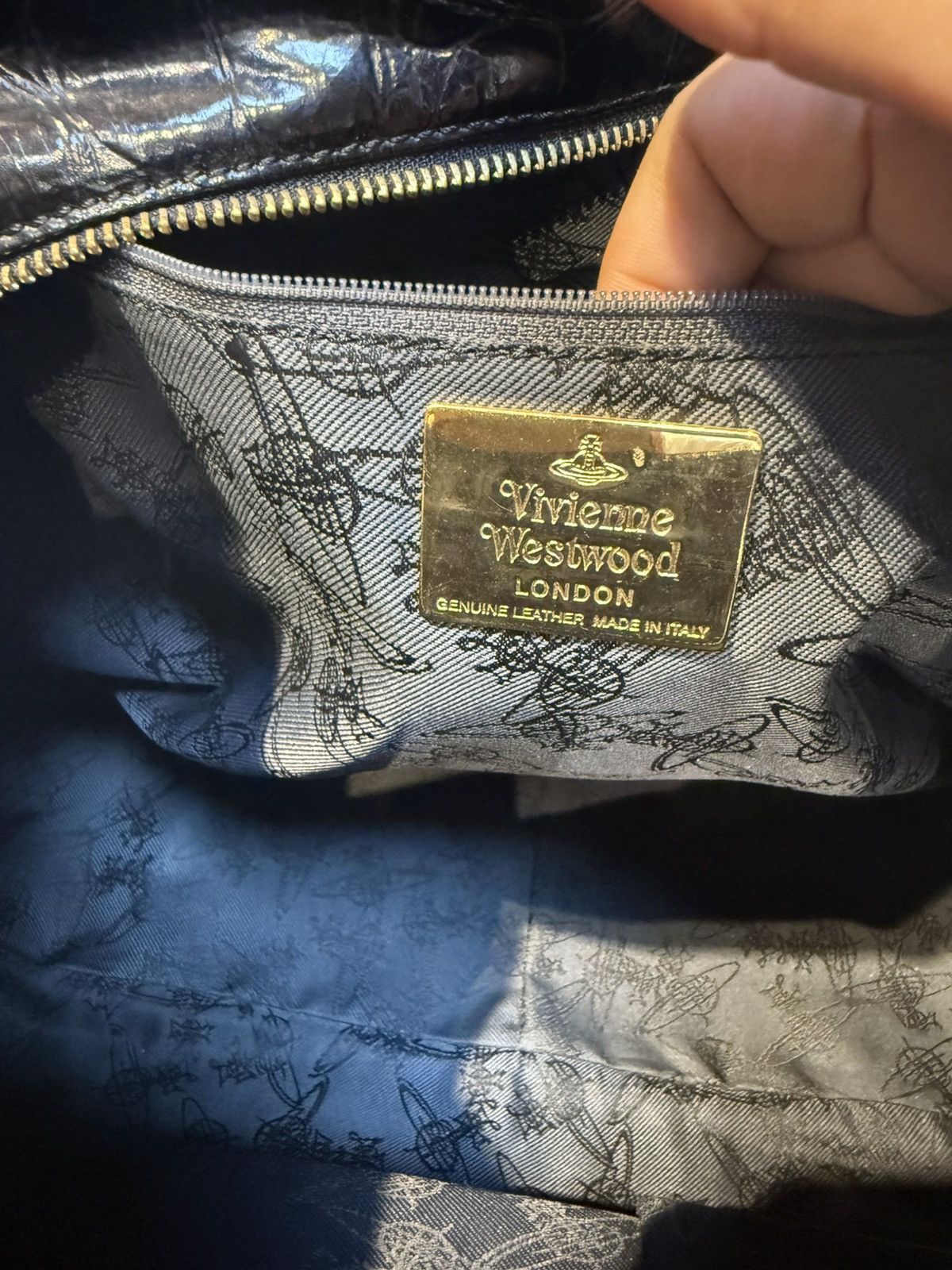 Vivienne Westwood Vivienne Westwood Croc Pattern Yasmin Bag Size ONE SIZE - 7 Thumbnail
