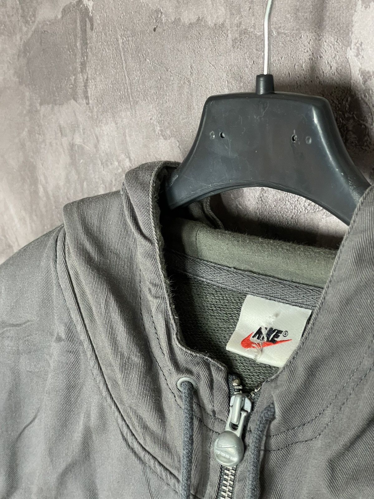 Nike × Vintage NIKE 0s Vintage Big Swoosh Logo Sleeveless Hoodie Sweatshirt Size US L / EU 52-54 / 3 - 8 Thumbnail