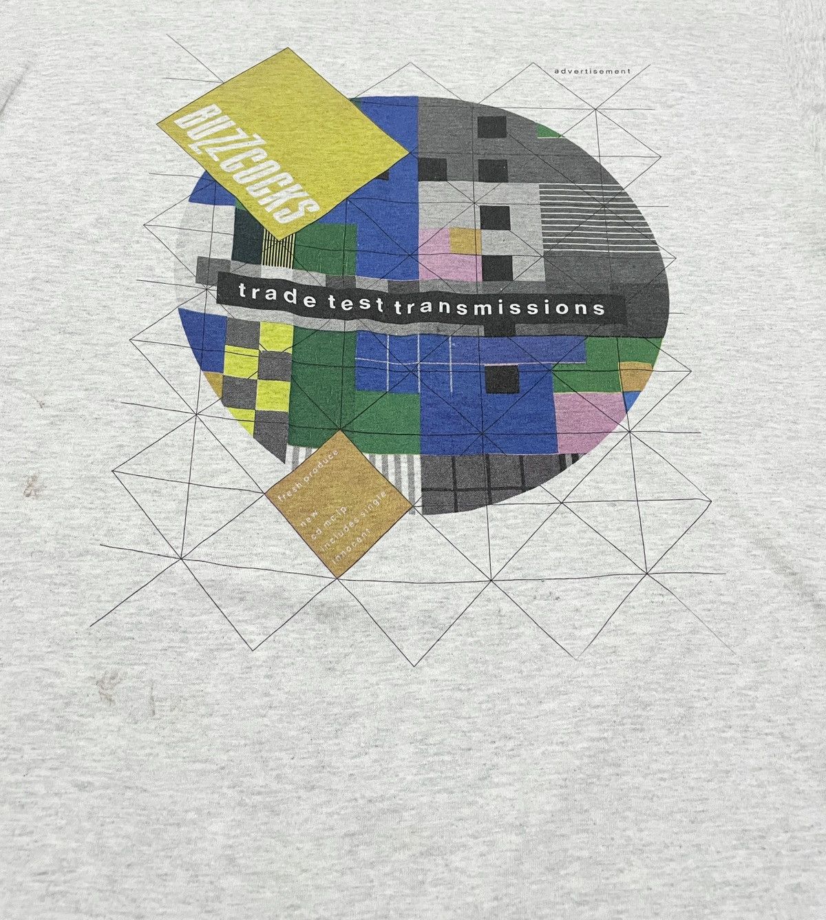 Band Tees Vintage Band Buzzcock Trade Test Transmissions T-shirt 1990s Size US L / EU 52-54 / 3 - 3 Thumbnail