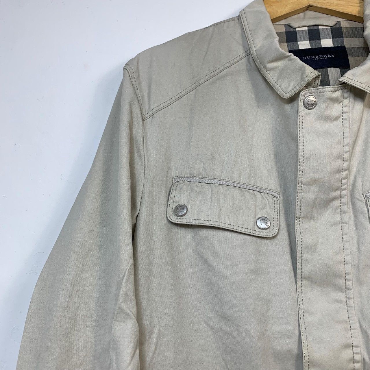 Burberry Burberry London Men's Field Jacket Nova Check Lining Size US XL / EU 56 / 4 - 7 Thumbnail