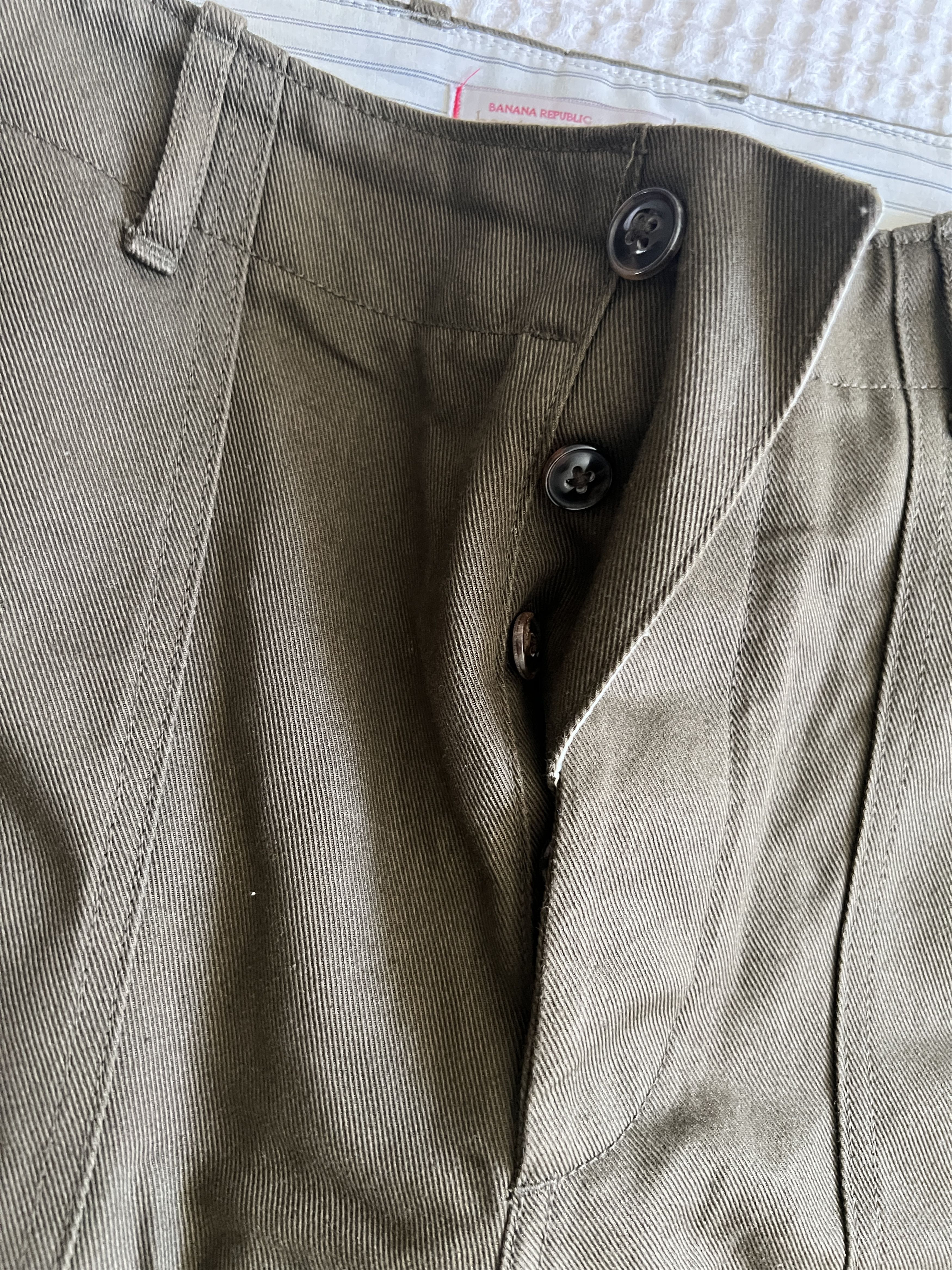 Banana Republic Banana Republic Mens 32 High Rise Military Trousers Heritage Size US 32 / EU 48 - 4 Thumbnail
