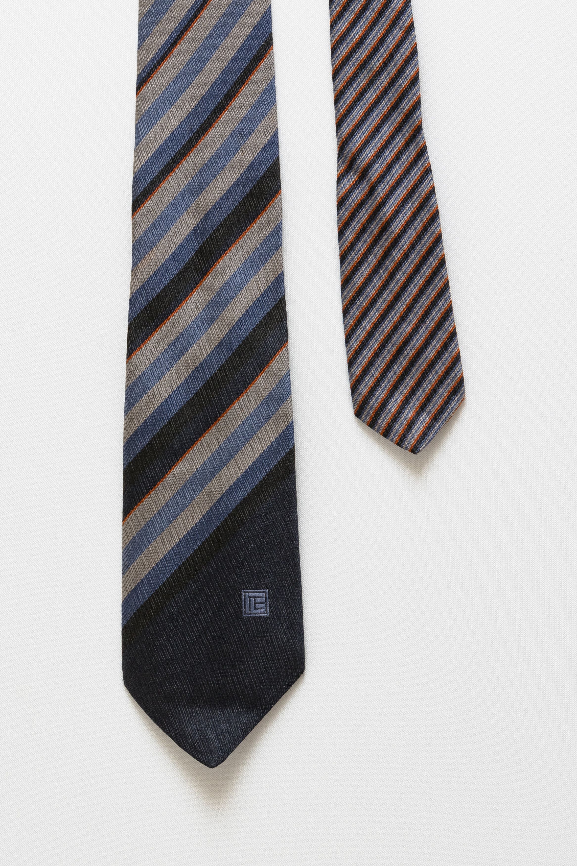 Pierre Balmain PIERRE BALMAIN Tie 100% silk necktie retro silk tie 060 Size ONE SIZE - 3 Thumbnail