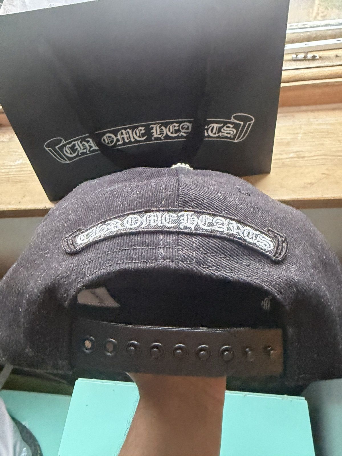 Chrome Hearts Chrome Hearts Horseshoe Cross Baseball Cap Size ONE SIZE - 9 Thumbnail