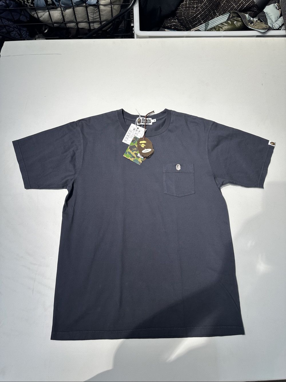 Bape A BATHING APE Pocket T-Shirt Size XL Size US XL / EU 56 / 4 - 1 Thumbnail