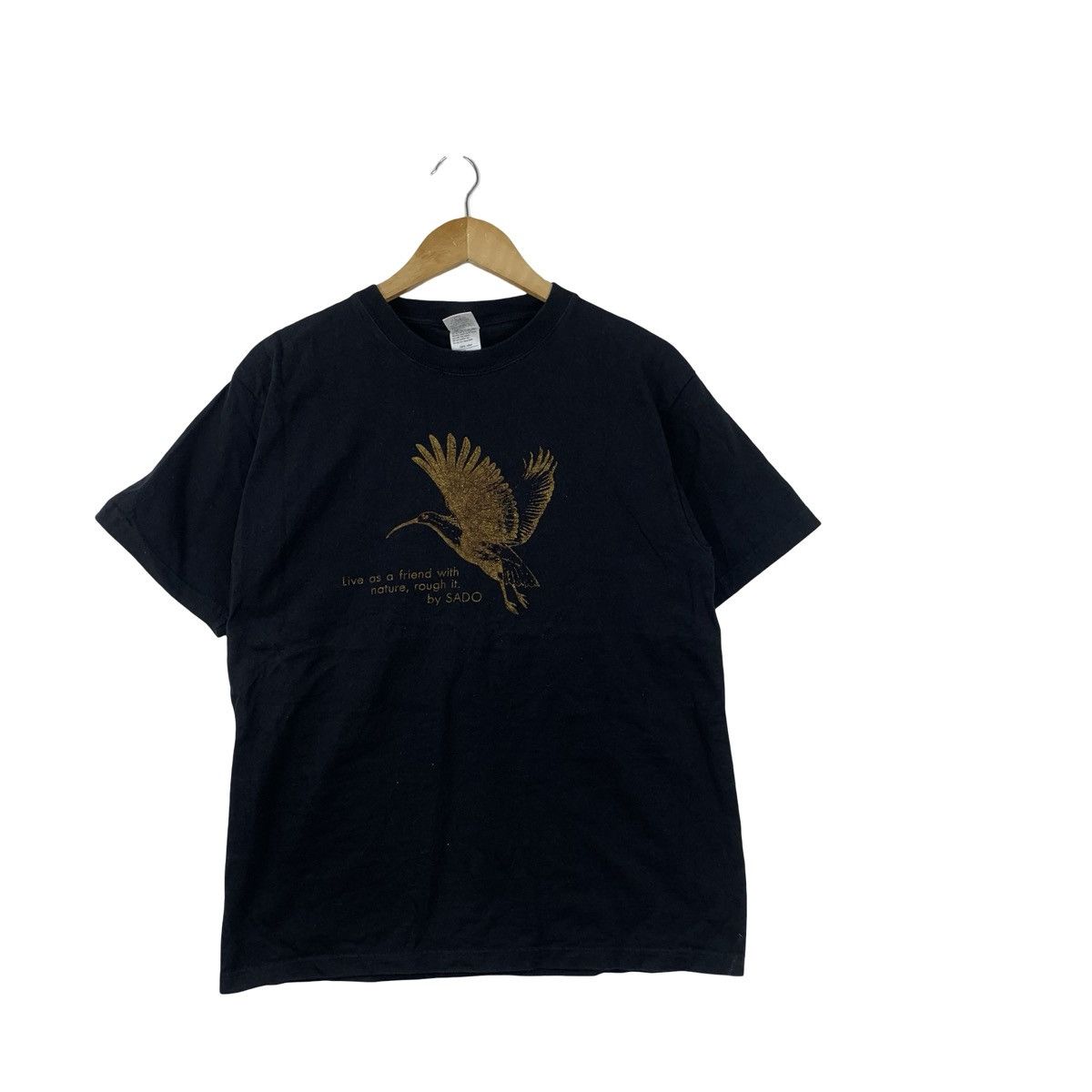 Vintage Vintage Y2K SADO TOKI BIRD Japan Crested Ibis Tee Shirt Top Size L / US 10 / IT 46 - 3 Thumbnail