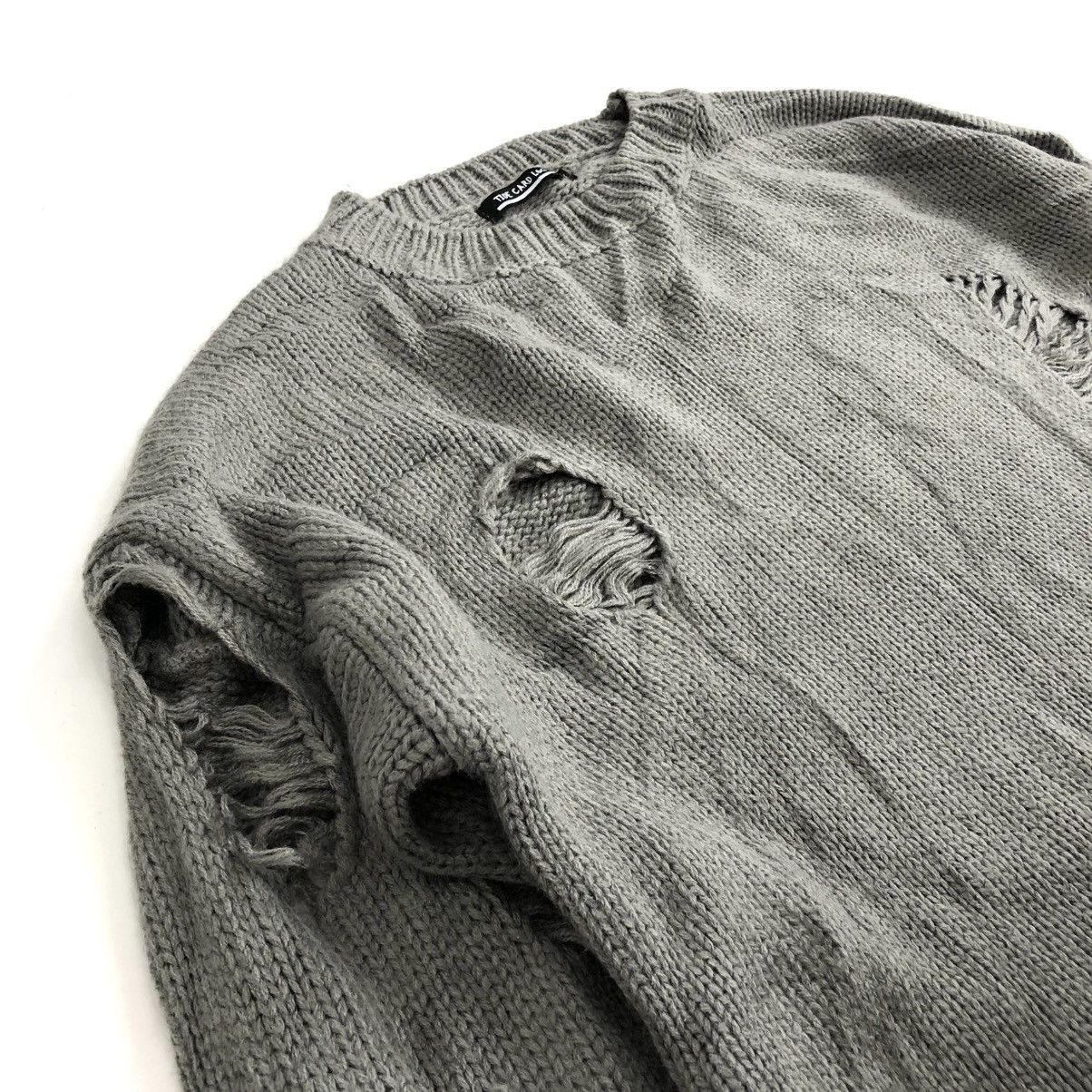 If Six Was Nine × Japanese Brand × Le Grande Bleu (L.G.B.) 2000s Tie Card Log Destroyer Grunge Lgb Punk Style Knitted Size US M / EU 48-50 / 2 - 7 Thumbnail