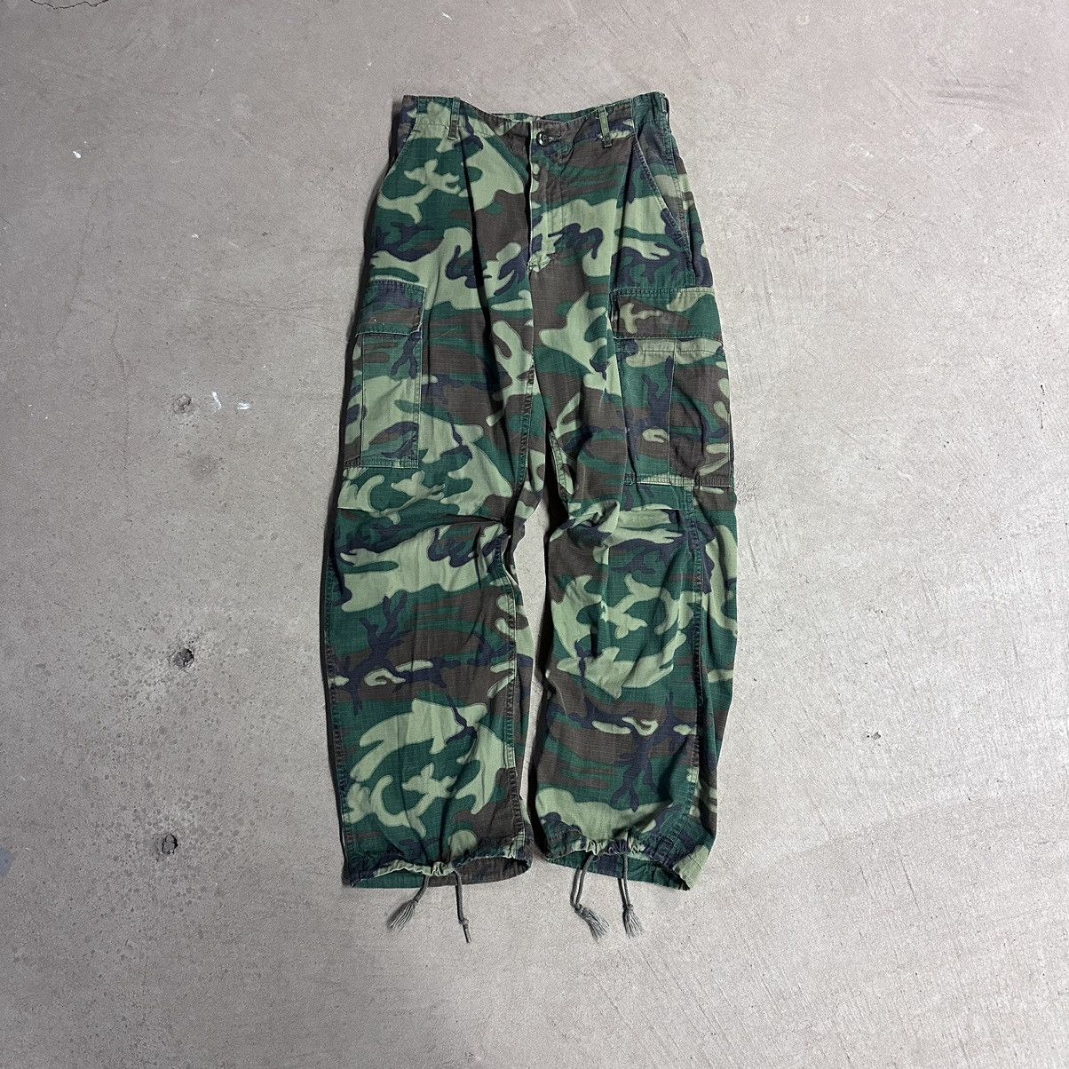 image of Military x Vintage 60S Vietnam Camo Cargo Poplin Ripstop Pants 30X30, Men's