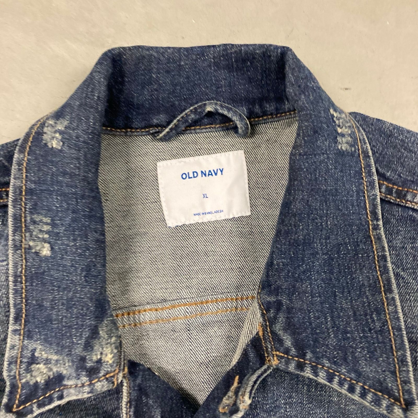 Old Navy × Vintage vintage y2k distressed old navy trucker jacket Size US XL / EU 56 / 4 - 4 Thumbnail