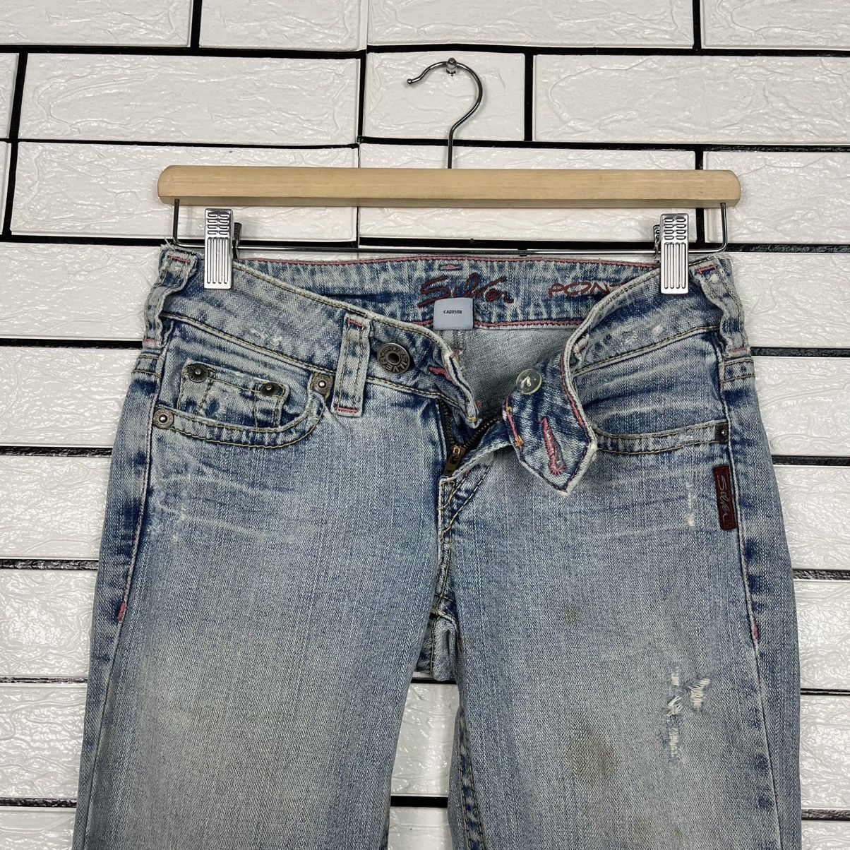 Silver Jeans Co. Vintage Silver Jeans Workwear Denim Size 26" / US 2 / IT 38 - 16 Thumbnail